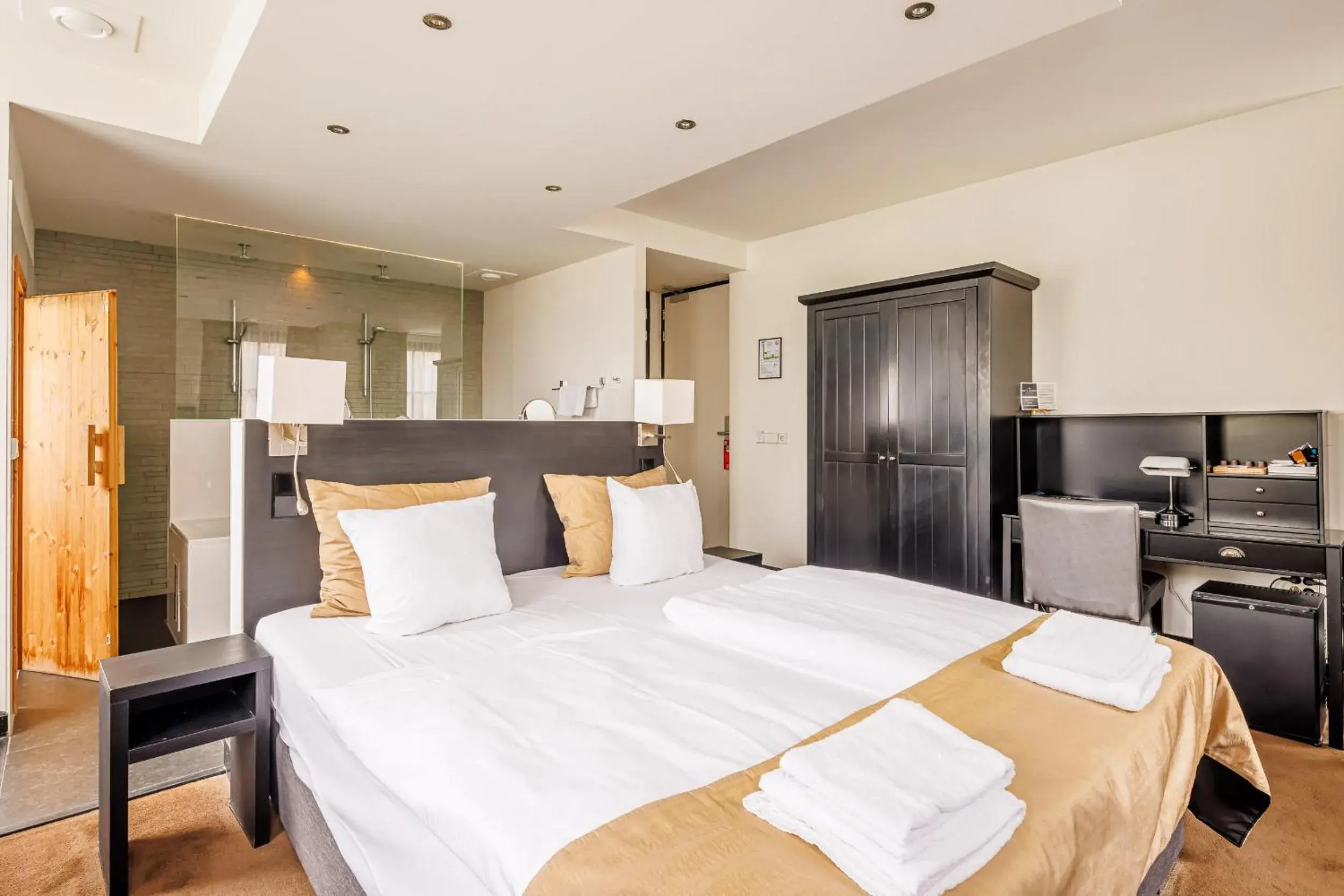 Bed in Grand Hotel Alkmaar Bed in Grand Hotel Alkmaar