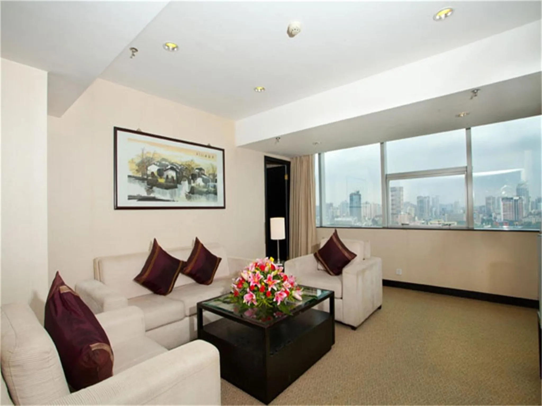 Living room in Skyline Plaza Hotel Guangzhou