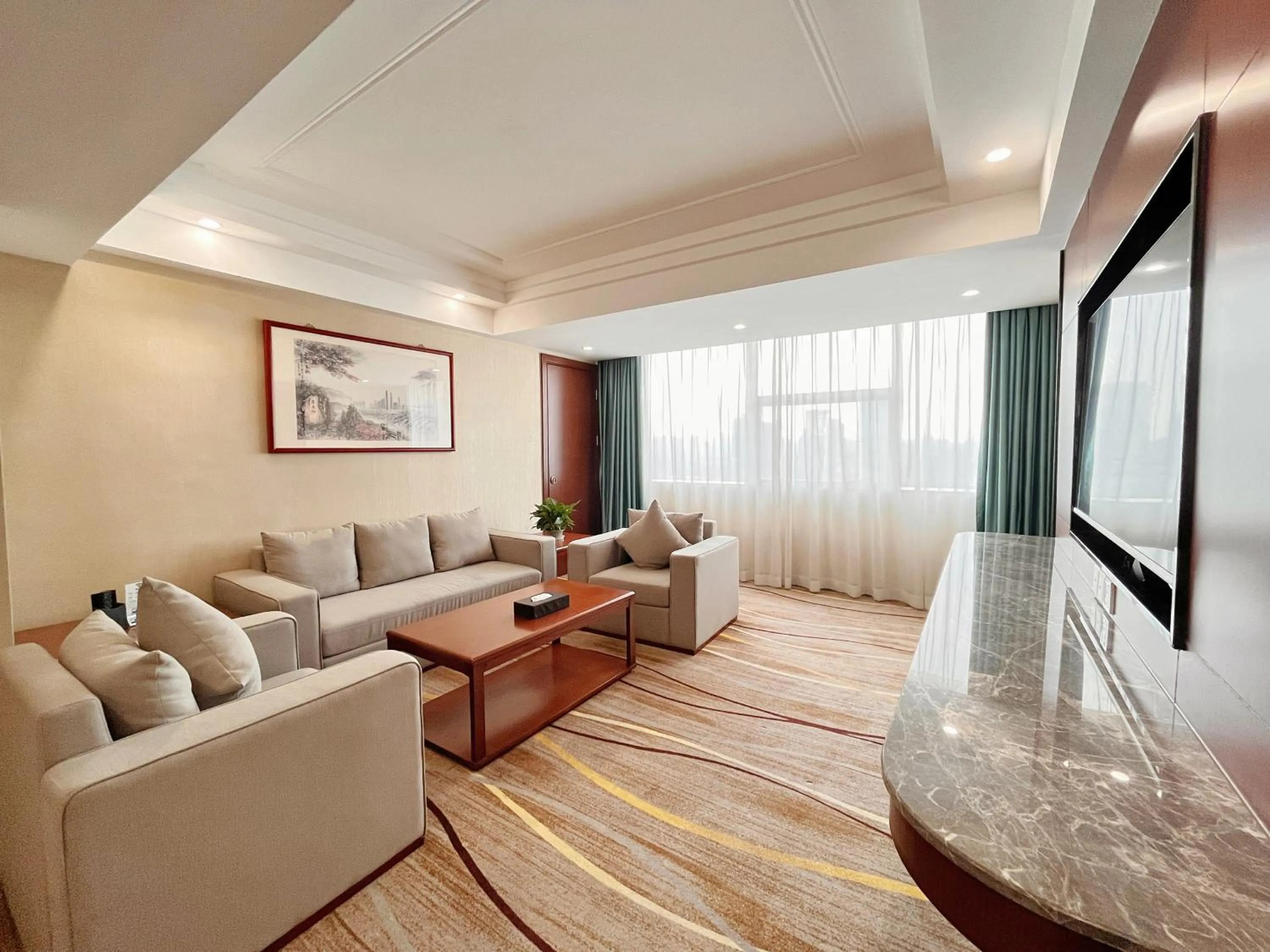 Living room in Skyline Plaza Hotel Guangzhou