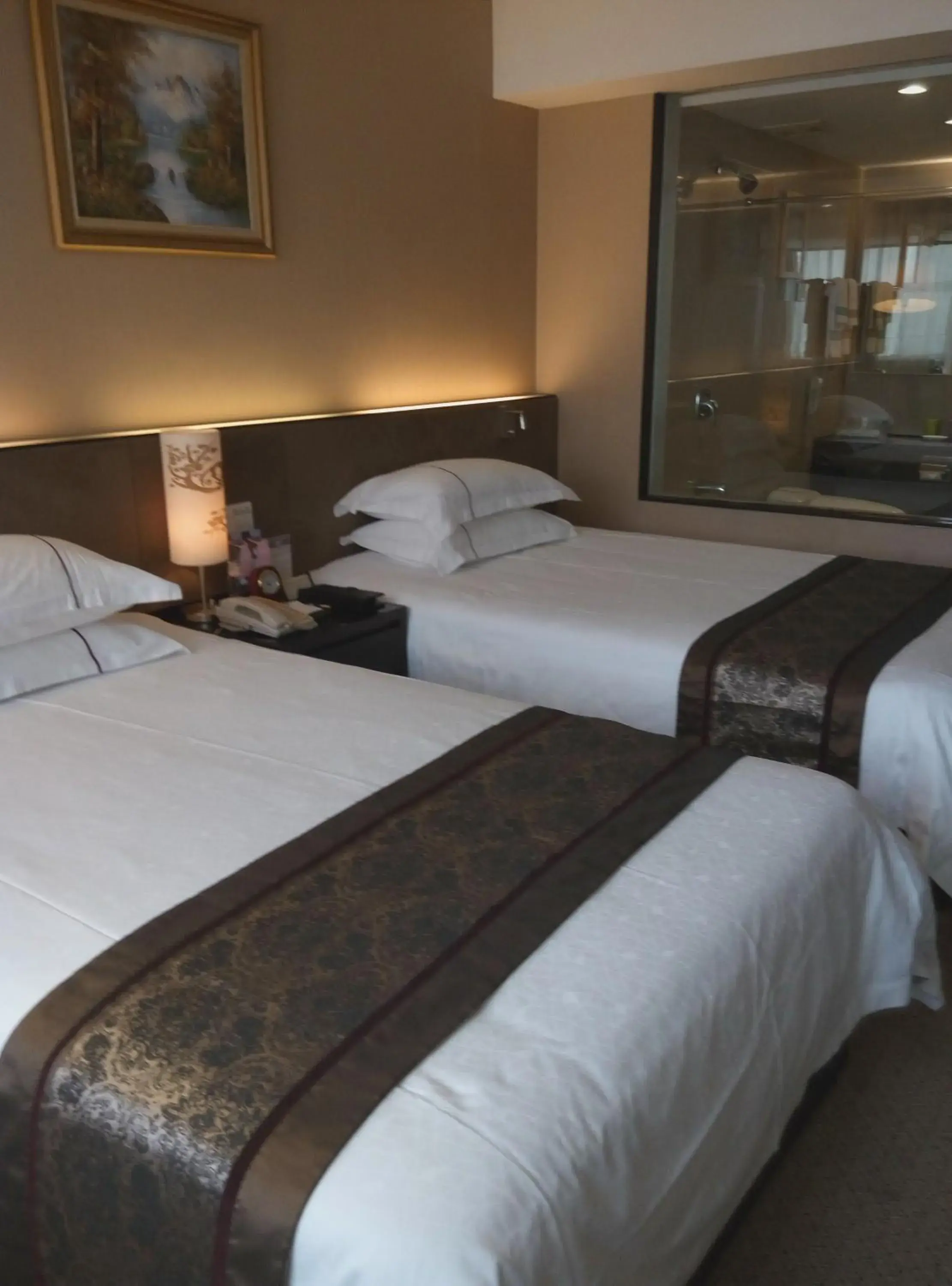 Bed in Skyline Plaza Hotel Guangzhou Bed in Skyline Plaza Hotel Guangzhou