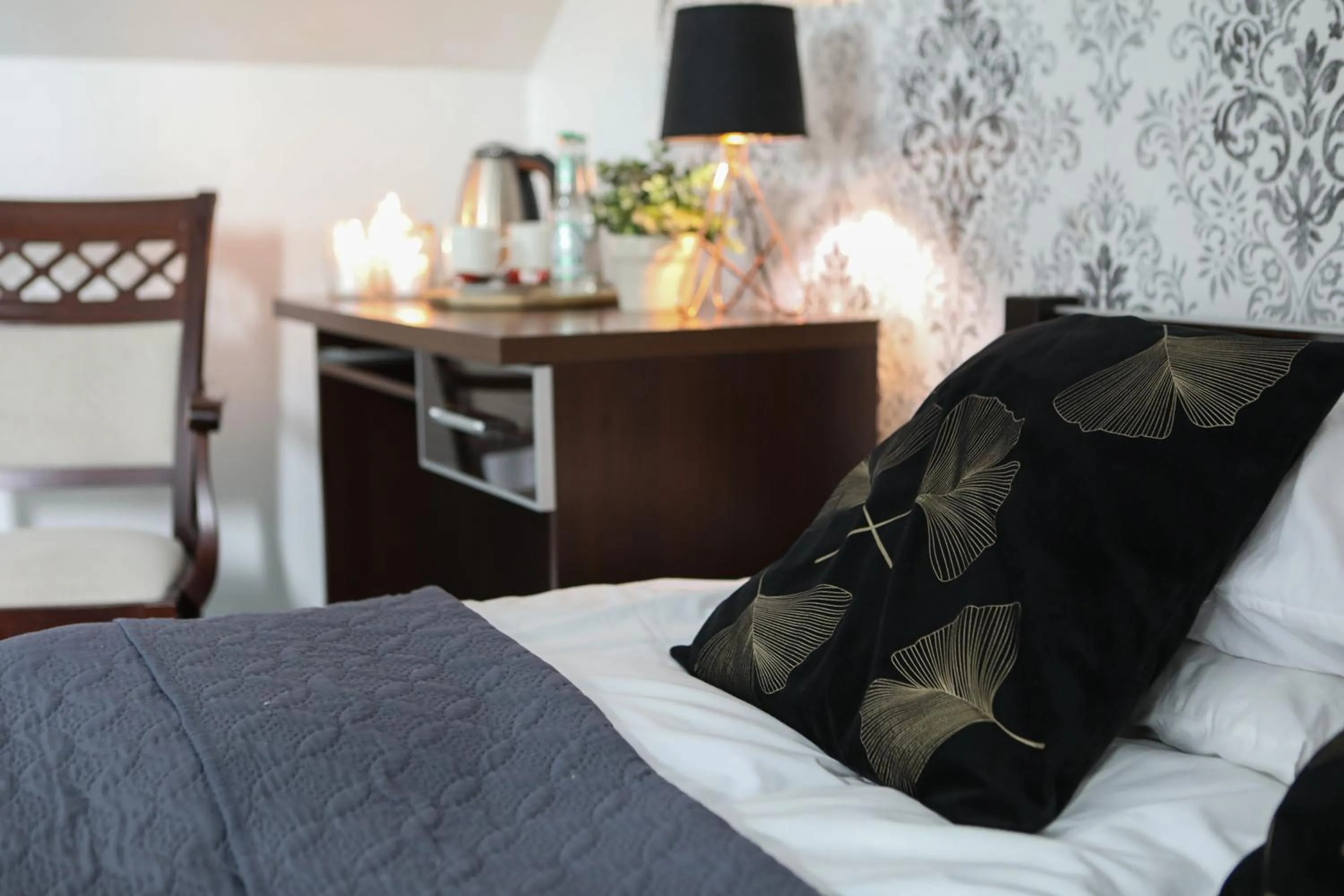 Bed in Hotel Złotogórski