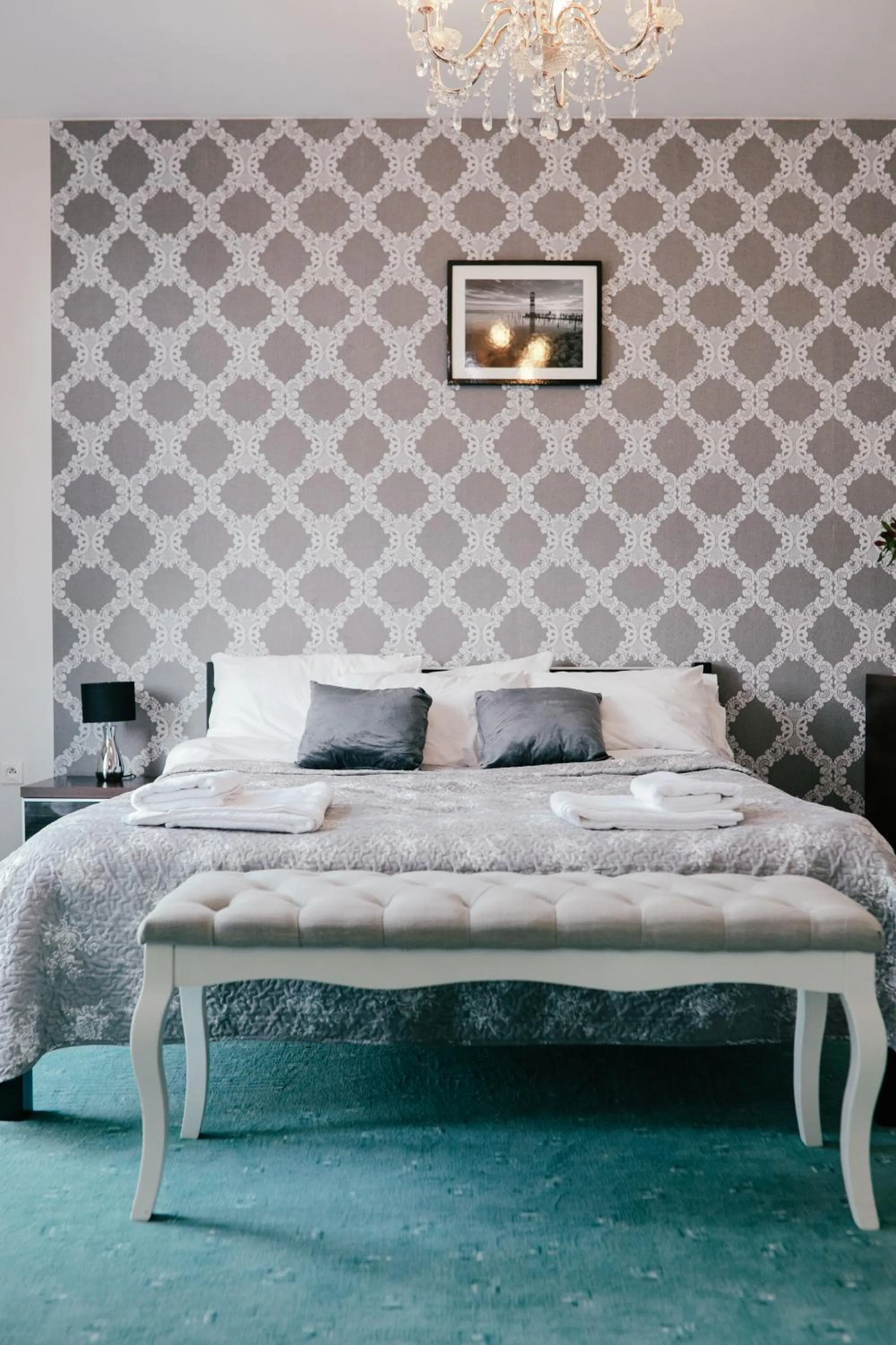 Bed in Hotel Złotogórski