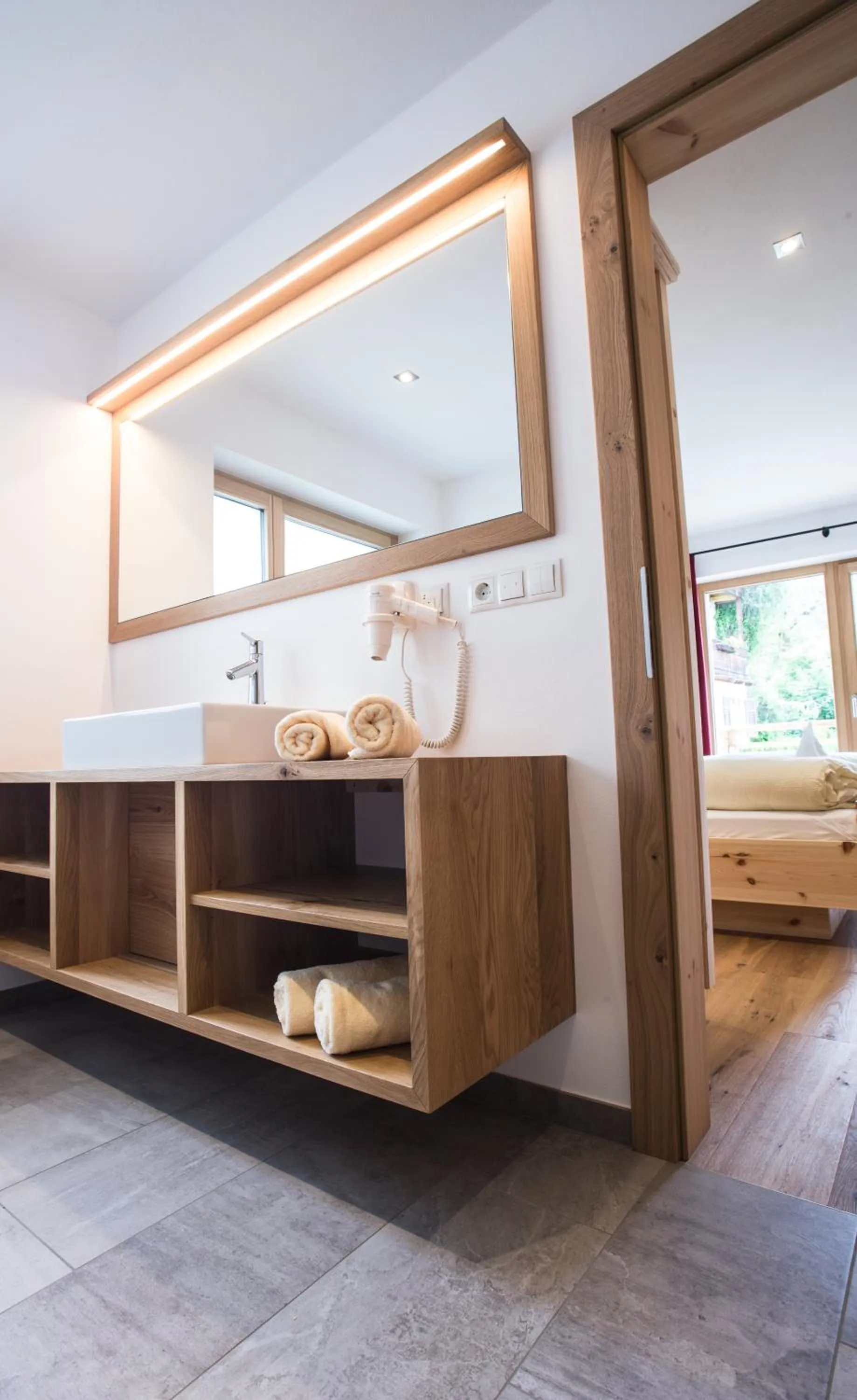 Shower in Bauernhofresidence Leierhof