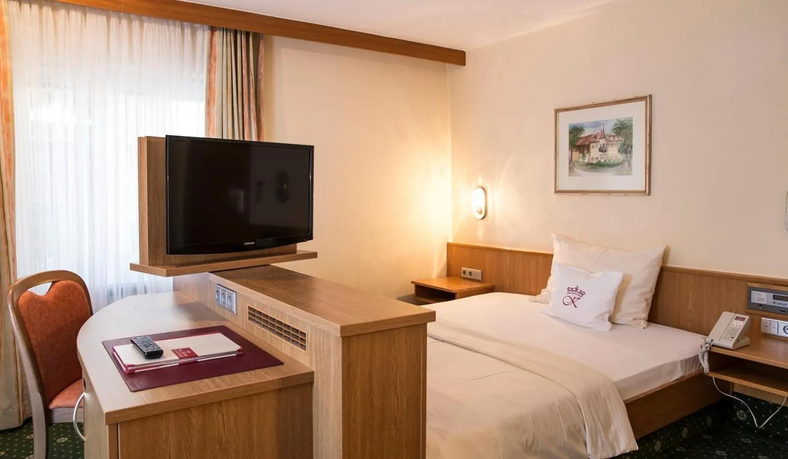 Bedroom, Bed in Chalét zum Kurfürst