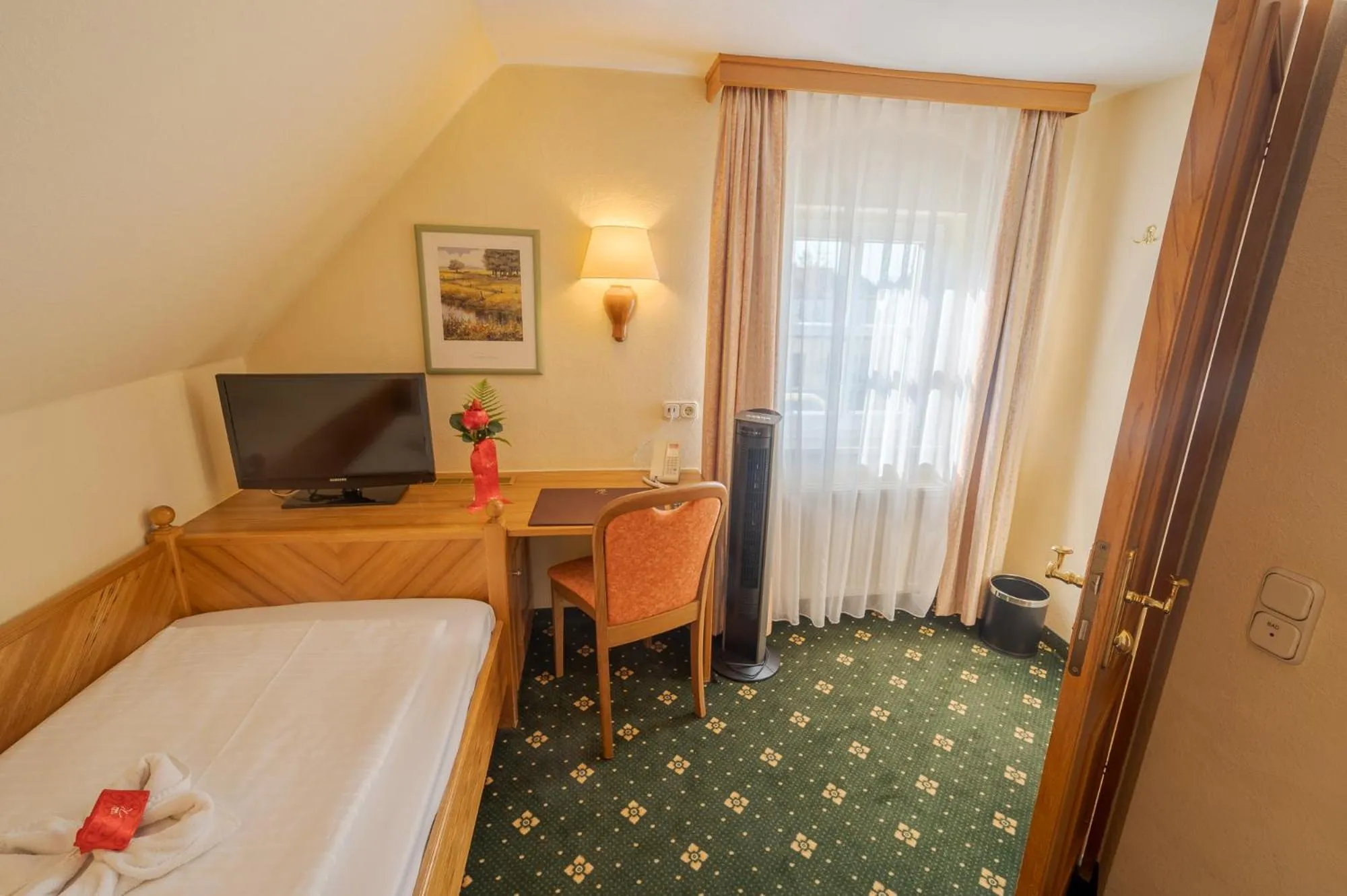 Bedroom, Bed in Chalét zum Kurfürst