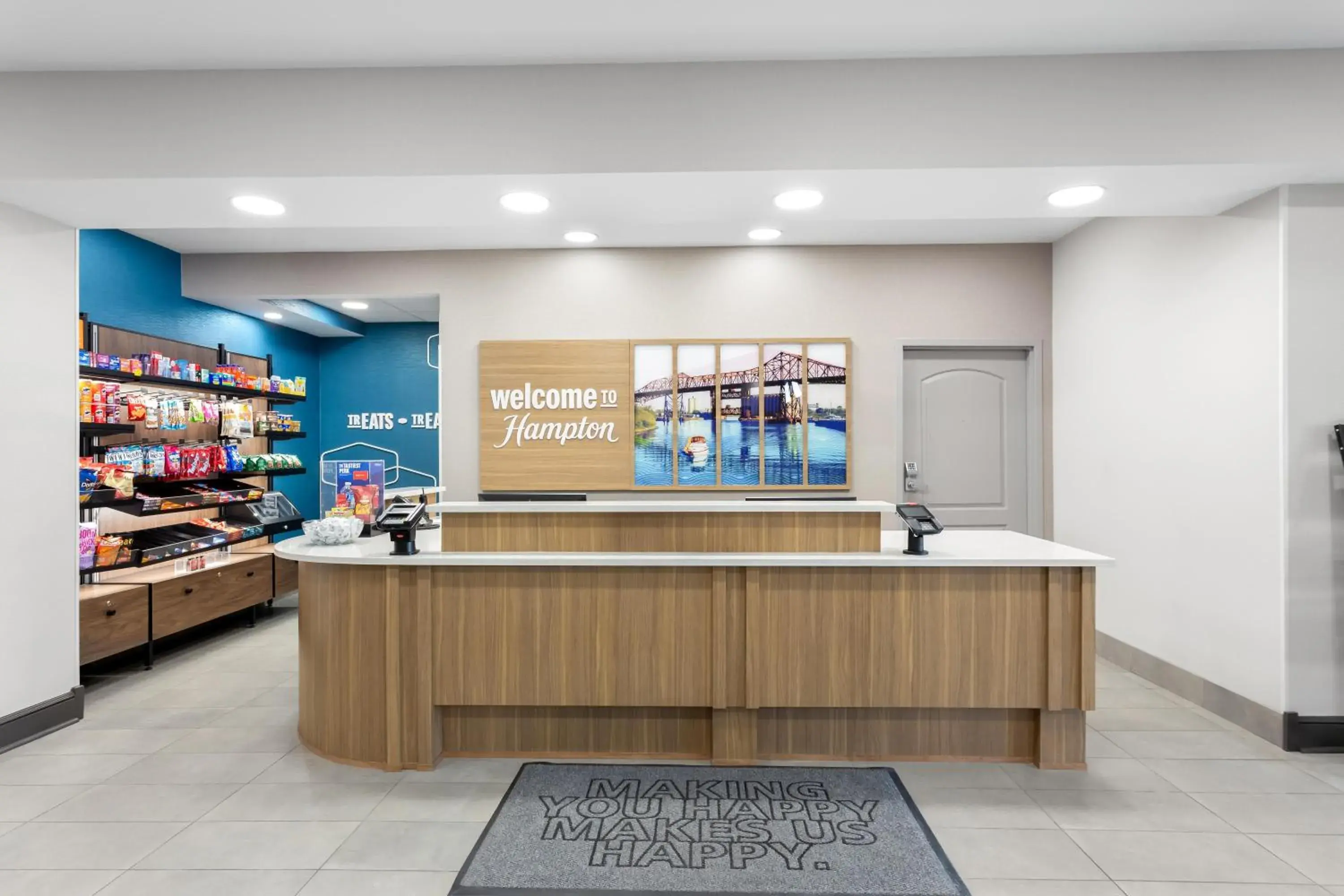 Lobby or reception in Hampton Inn & Suites Chicago Deer Park Lobby or reception in Hampton Inn & Suites Chicago Deer Park