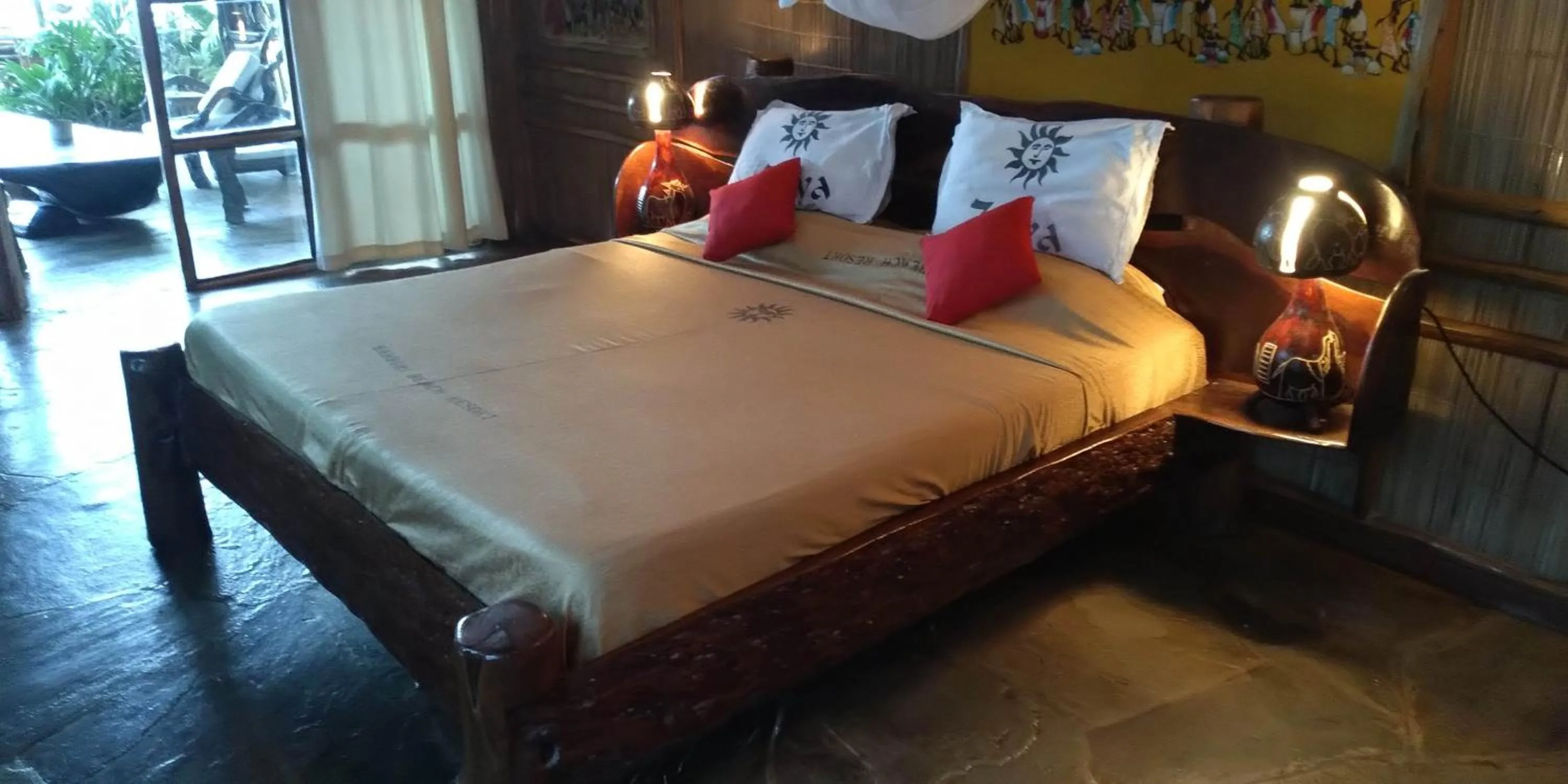 Bed in Ziwa Beach Resort