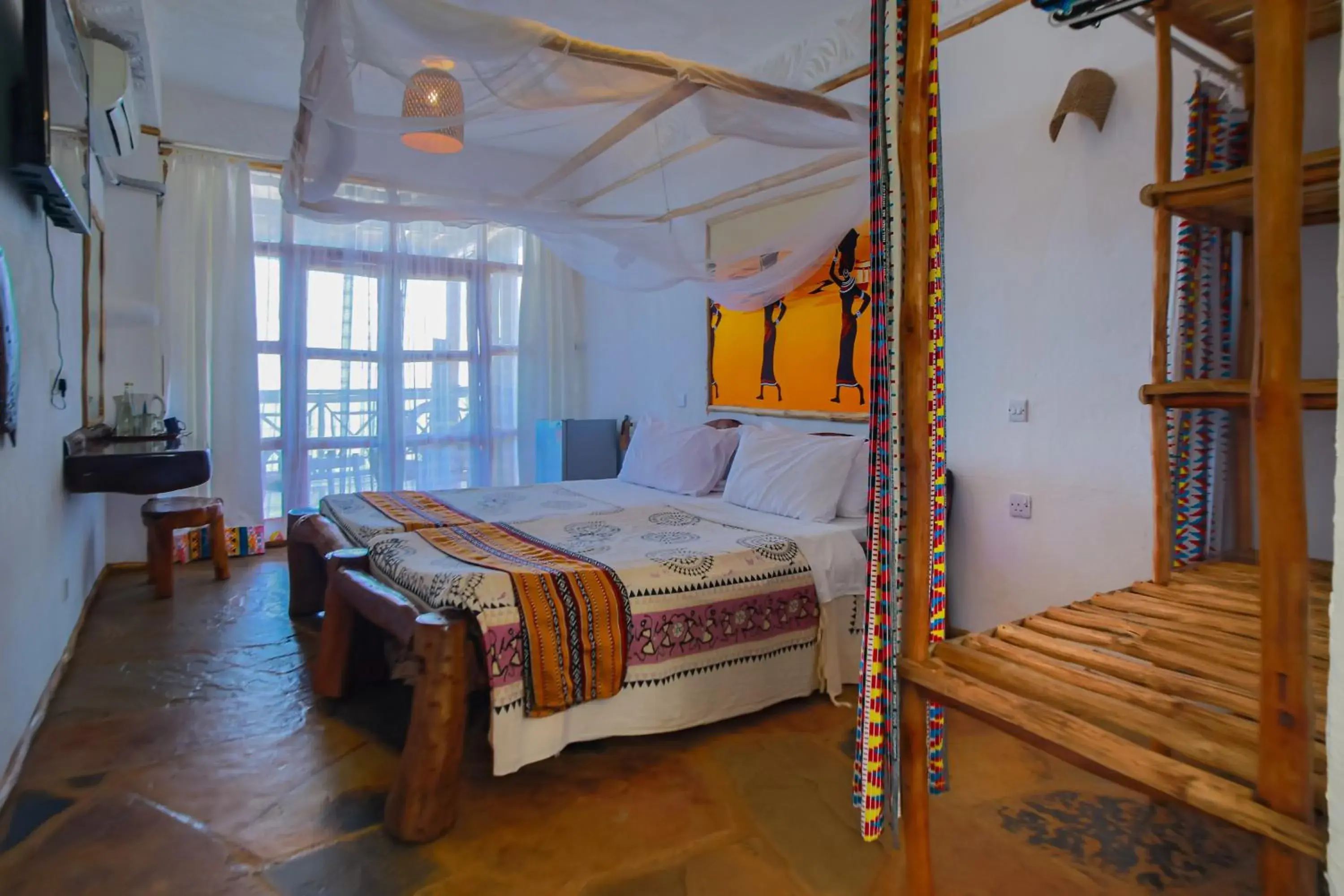 Triple Room with Garden View in Ziwa Beach Resort Triple Room with Garden View in Ziwa Beach Resort