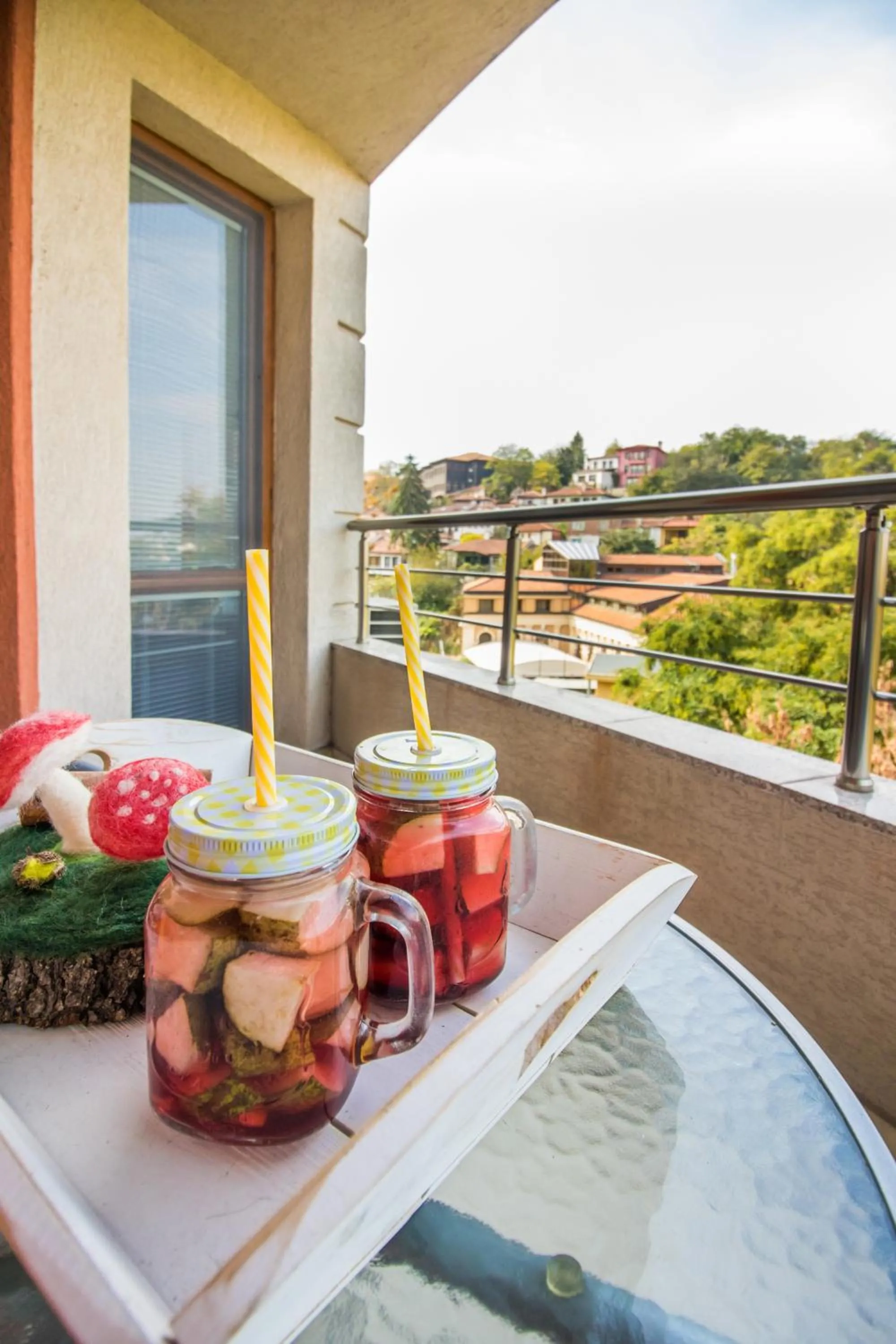 Balcony/Terrace in Domus Apartments Old Town with Garage