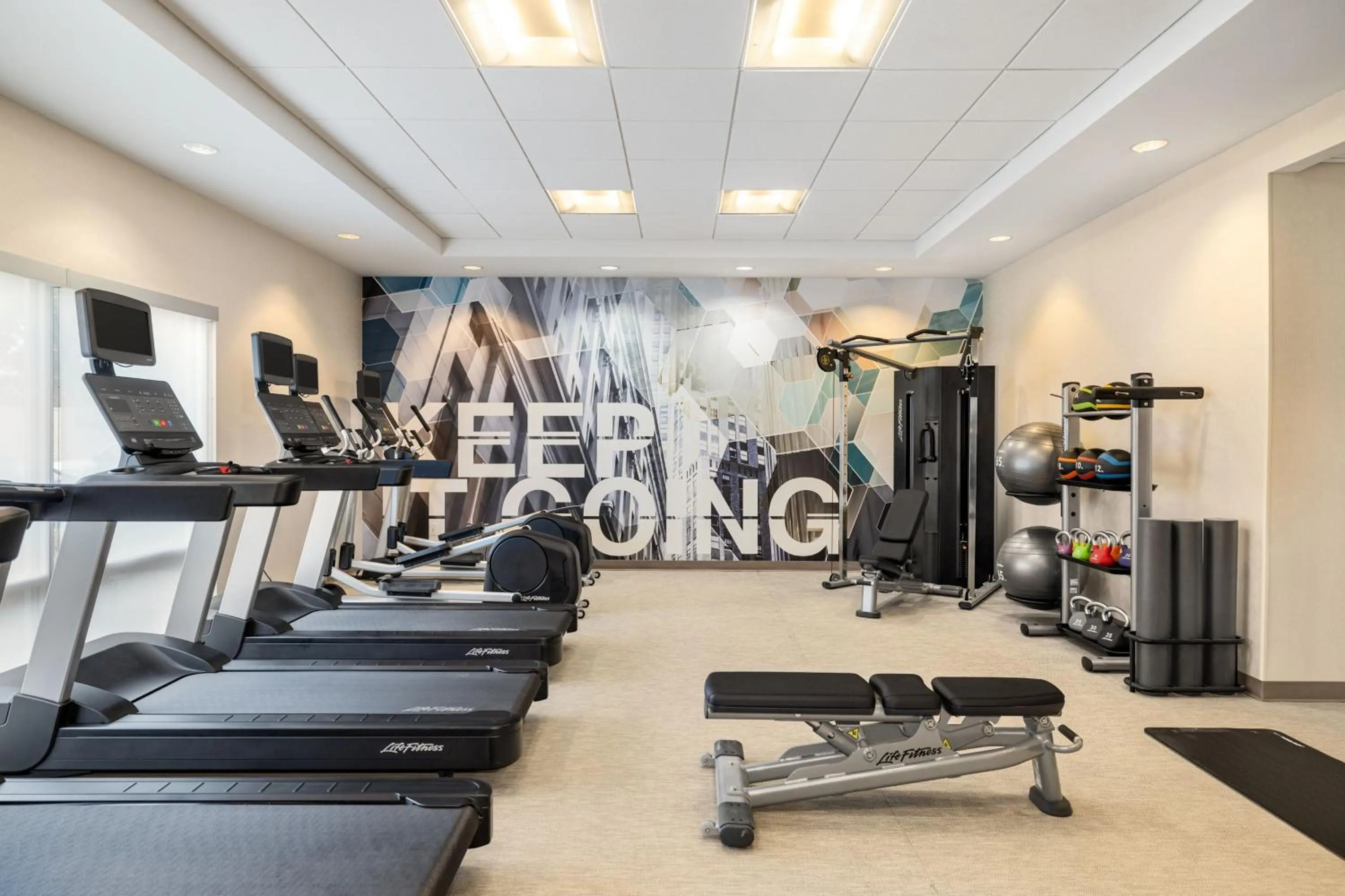 Fitness centre/facilities in SpringHill Suites By Marriott Columbia Fort Meade Area