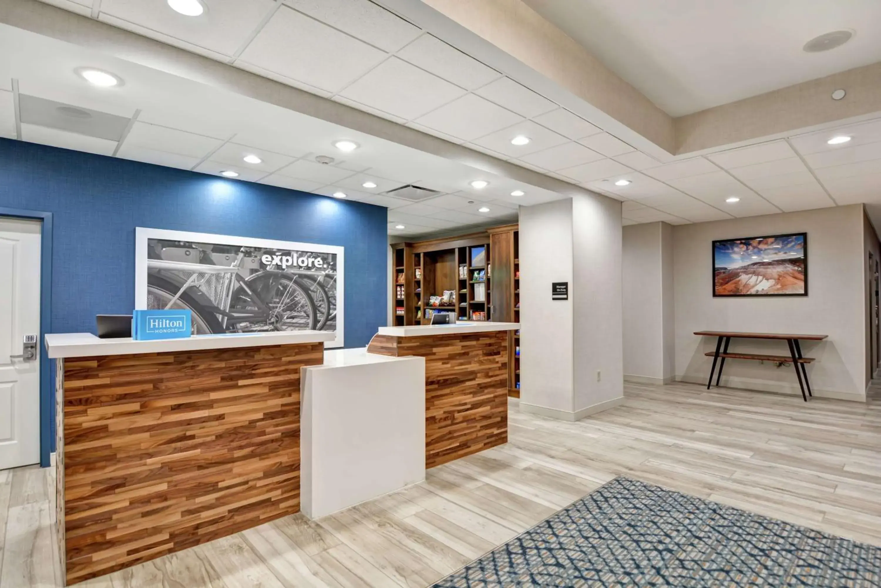 Lobby or reception in Hampton Inn Moab Arches National Park Lobby or reception in Hampton Inn Moab Arches National Park