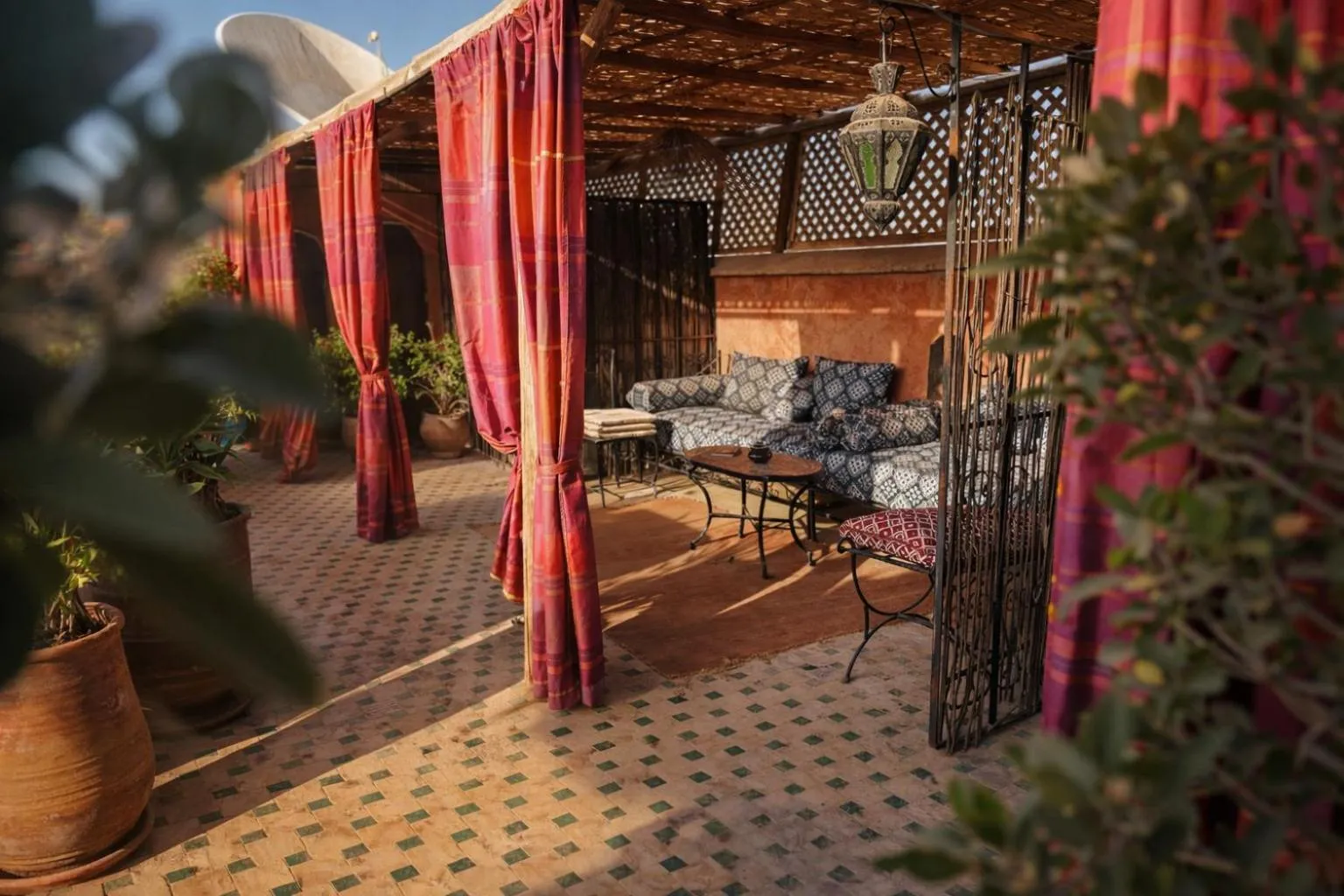 Patio in Riad Lapis-lazuli