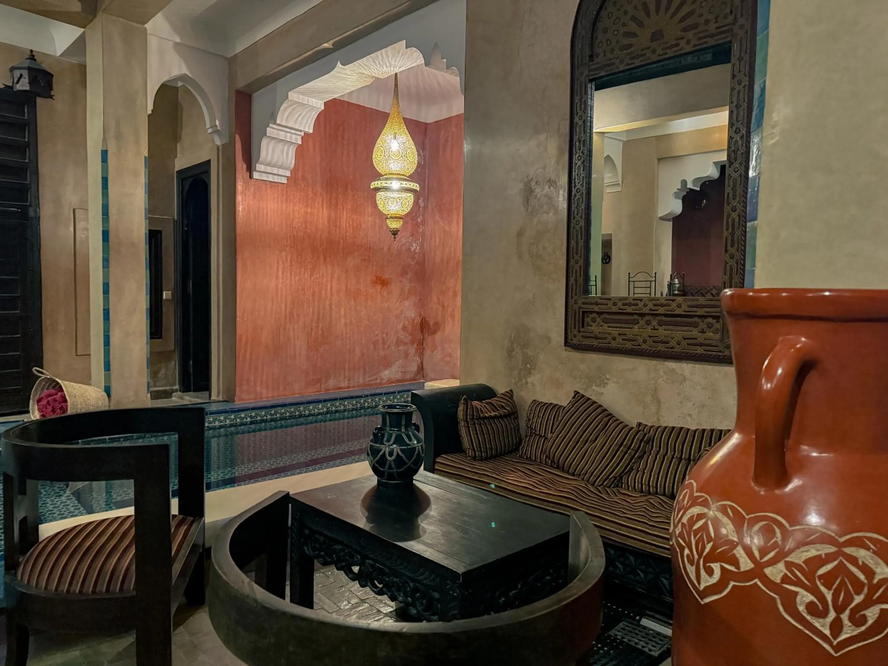 Living room in Riad Lapis-lazuli