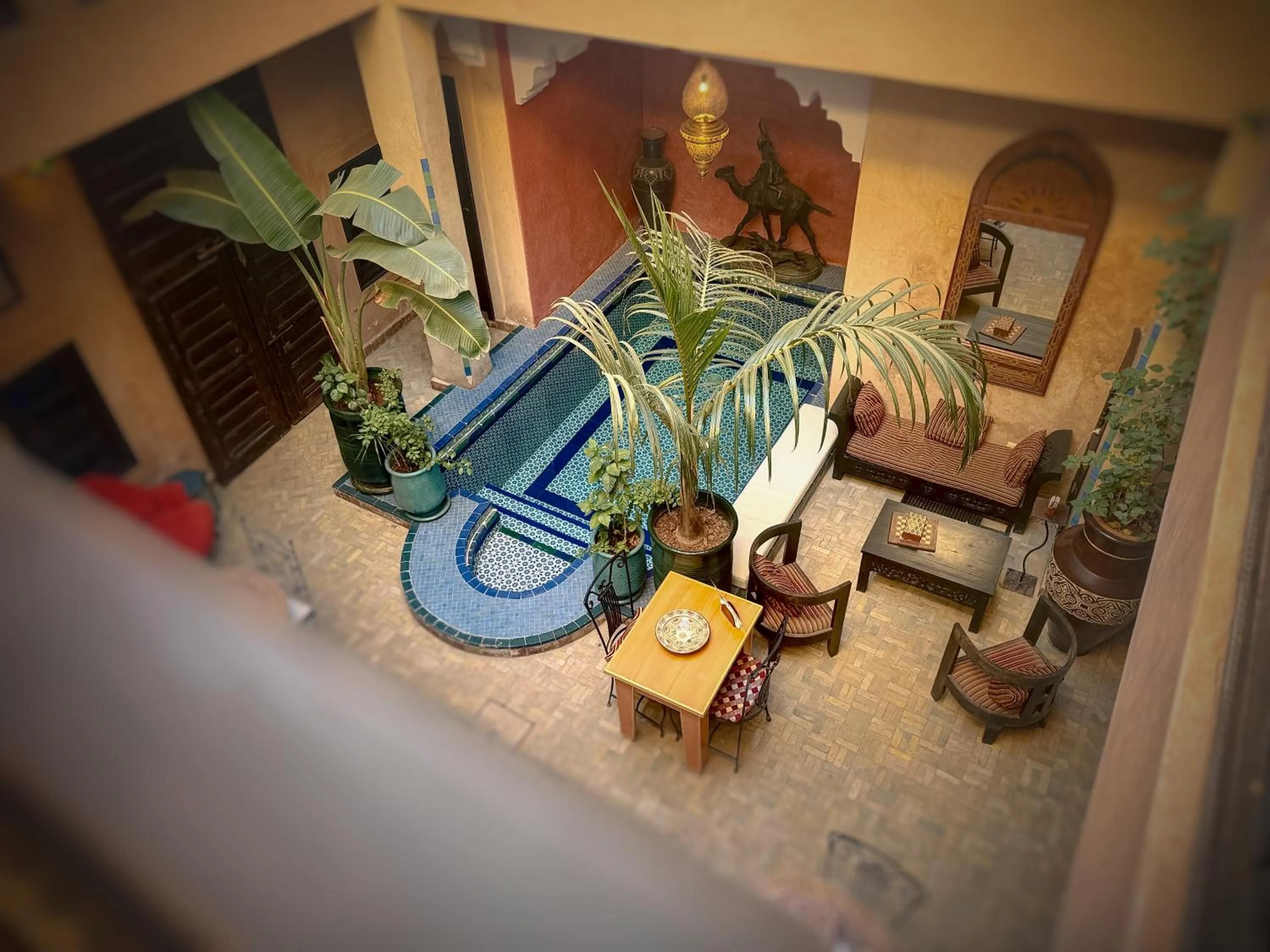 Living room in Riad Lapis-lazuli