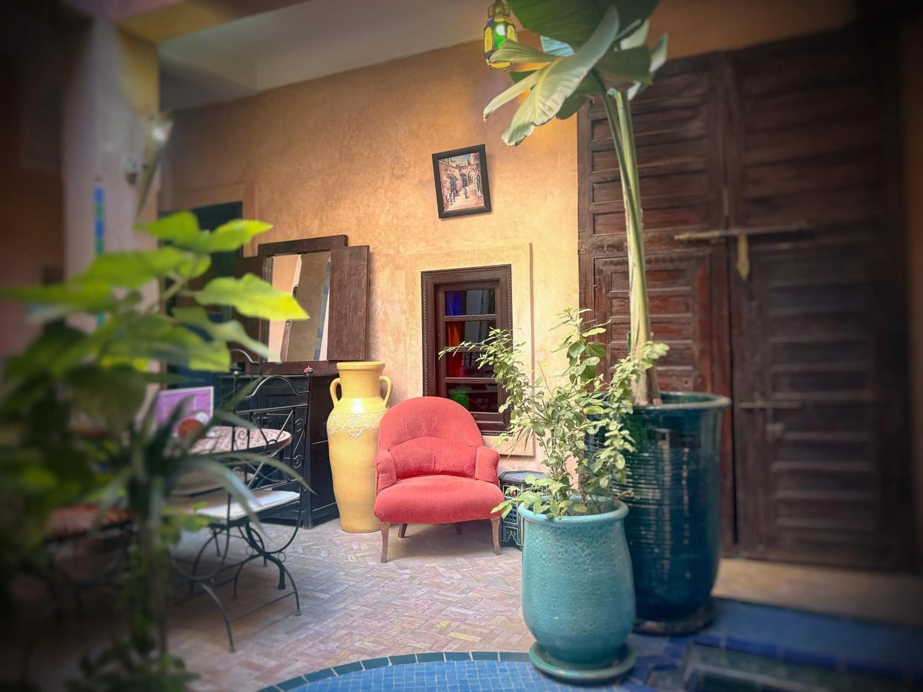 Living room in Riad Lapis-lazuli