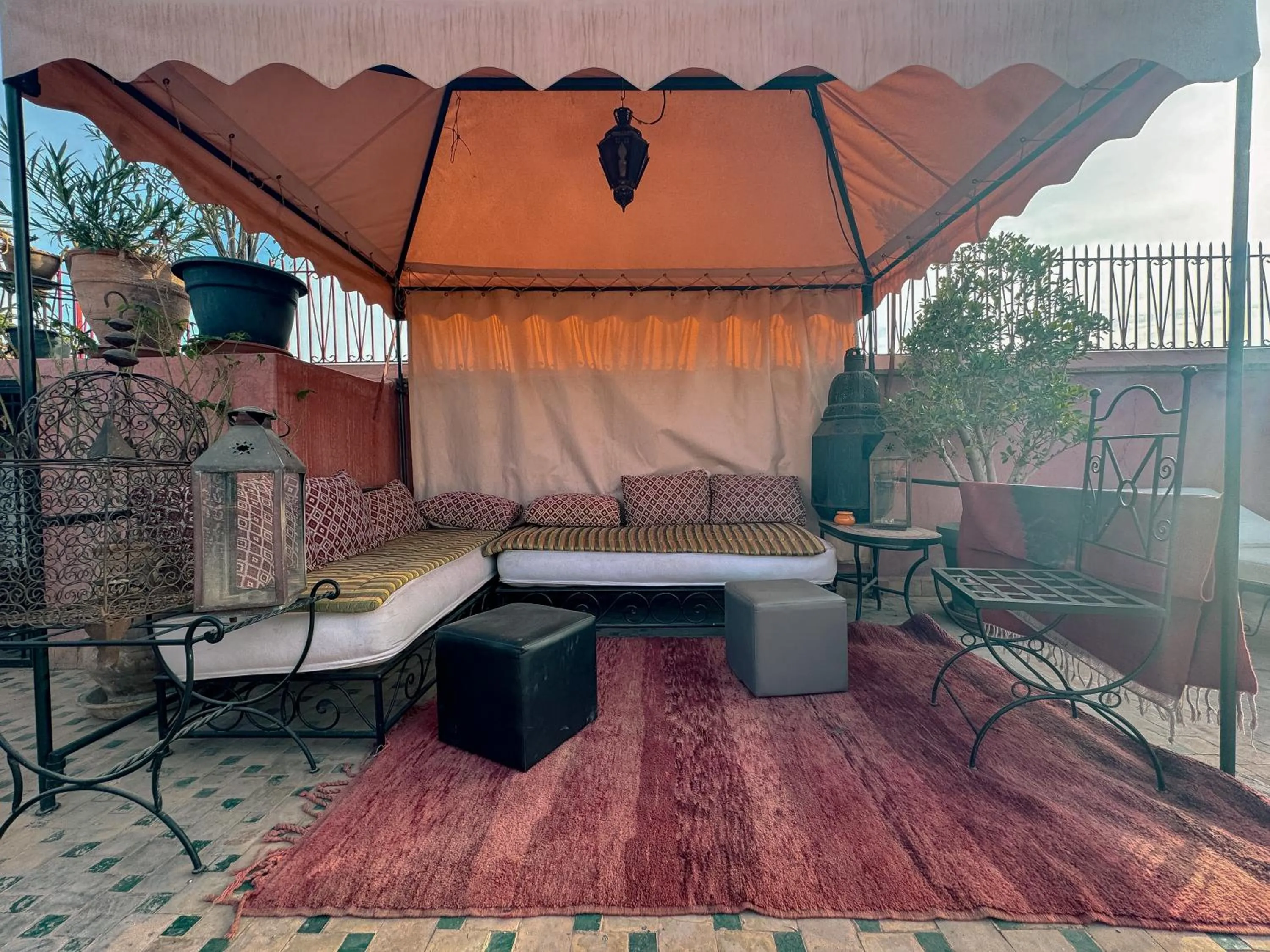 Balcony/Terrace in Riad Lapis-lazuli