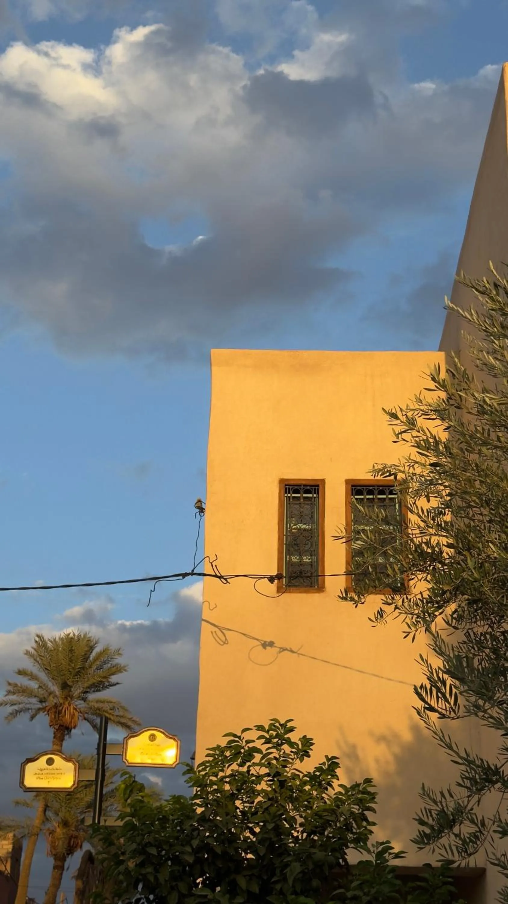 Sunset in Riad Lapis-lazuli
