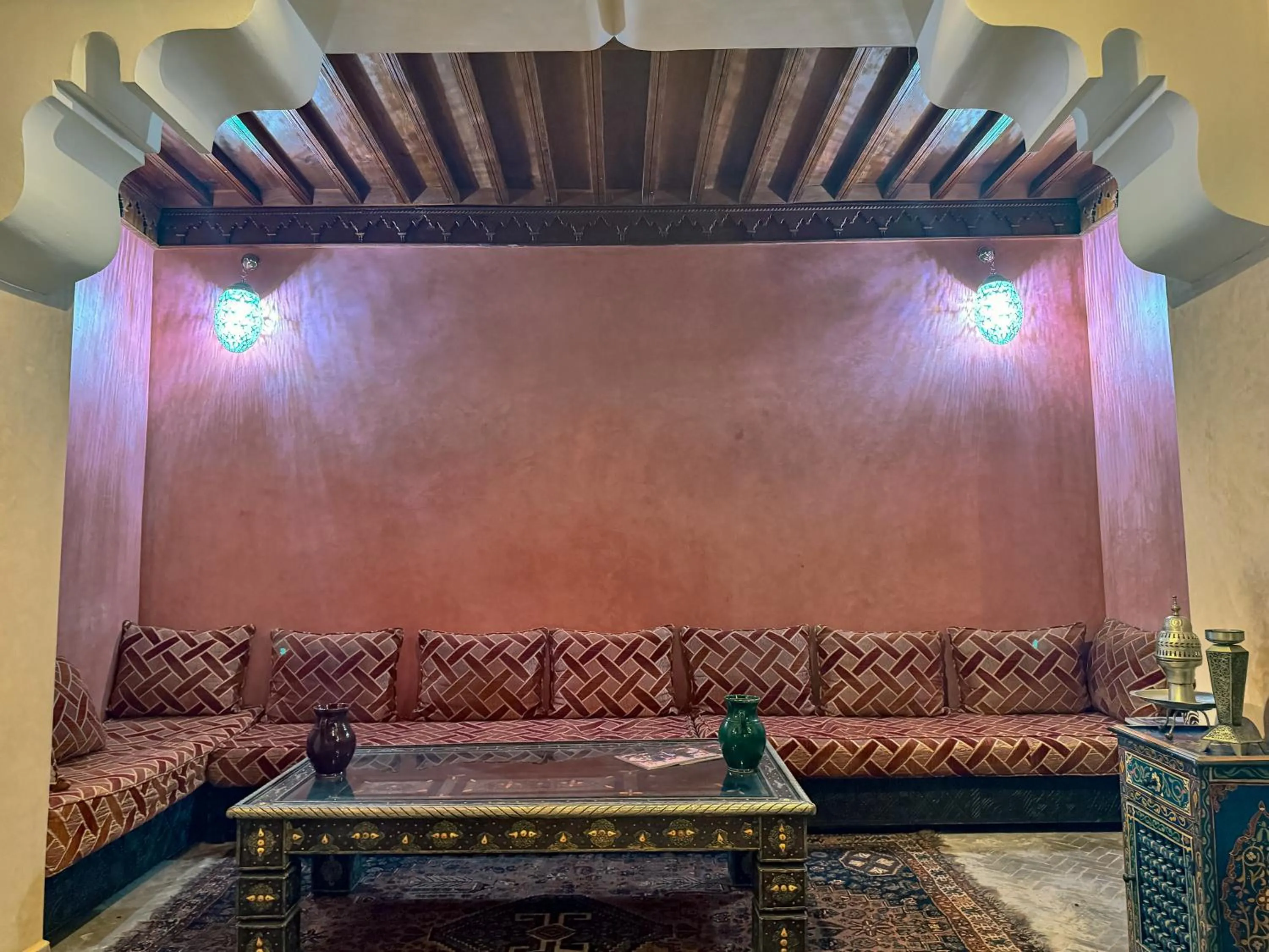 Living room in Riad Lapis-lazuli