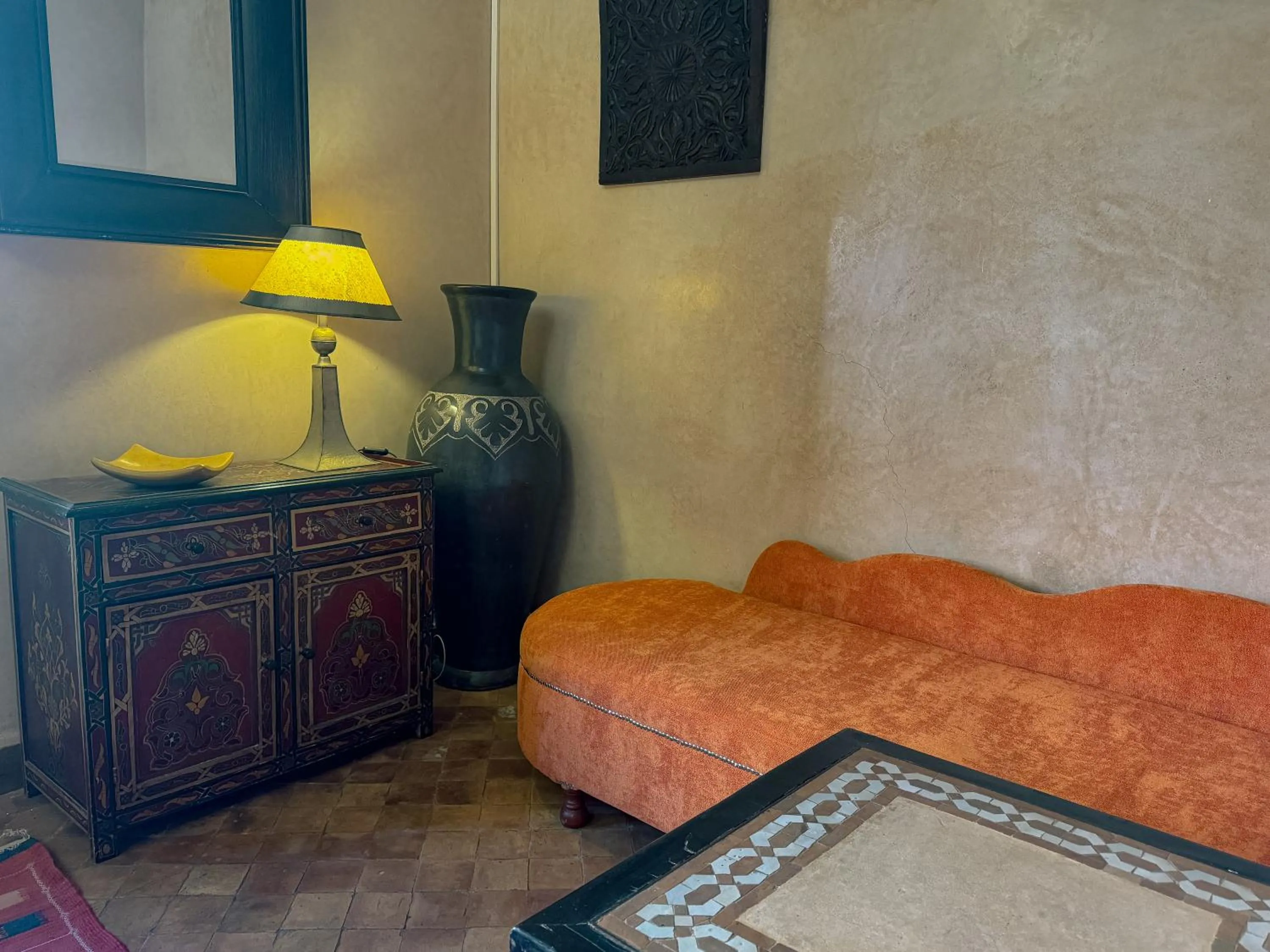 Seating area in Riad Lapis-lazuli