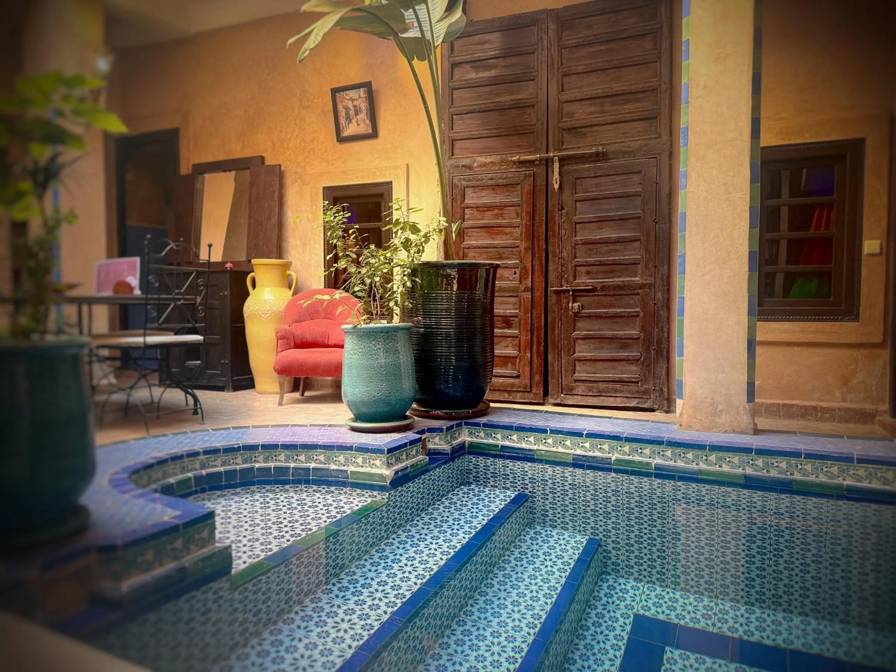 Living room in Riad Lapis-lazuli
