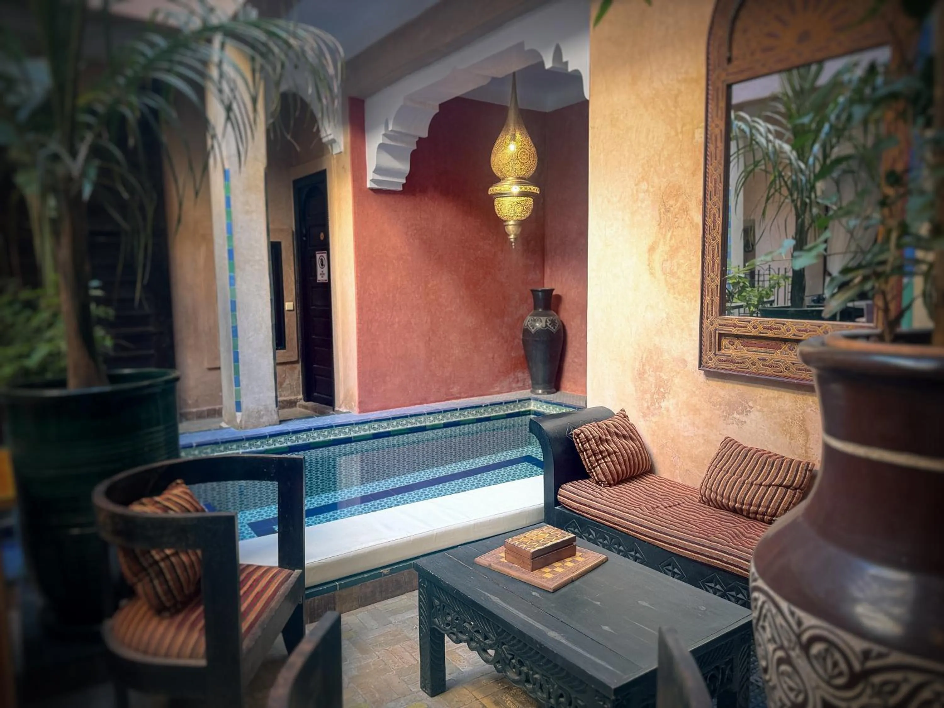 Living room in Riad Lapis-lazuli