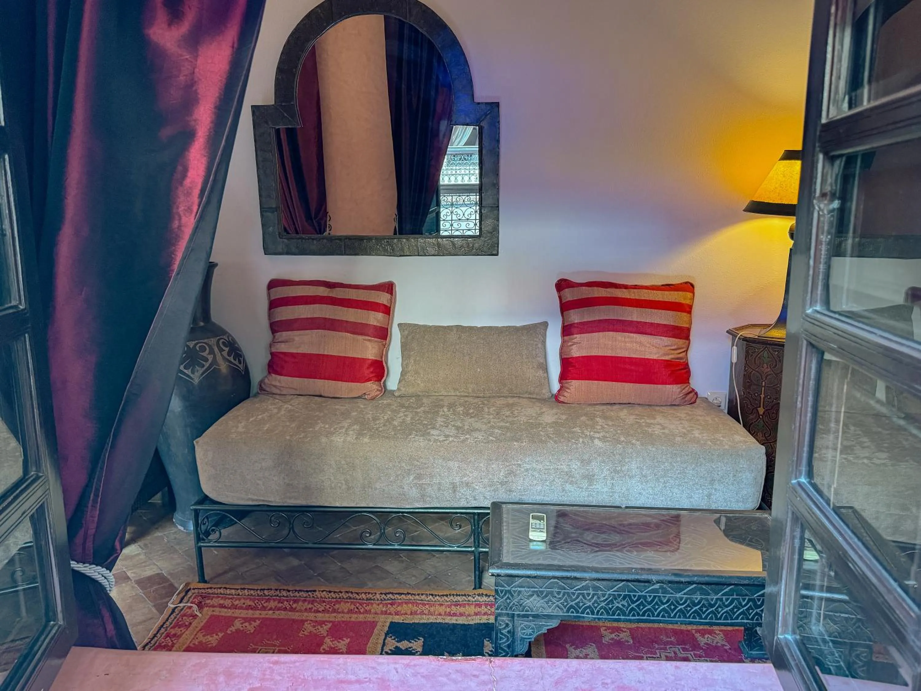Seating area in Riad Lapis-lazuli