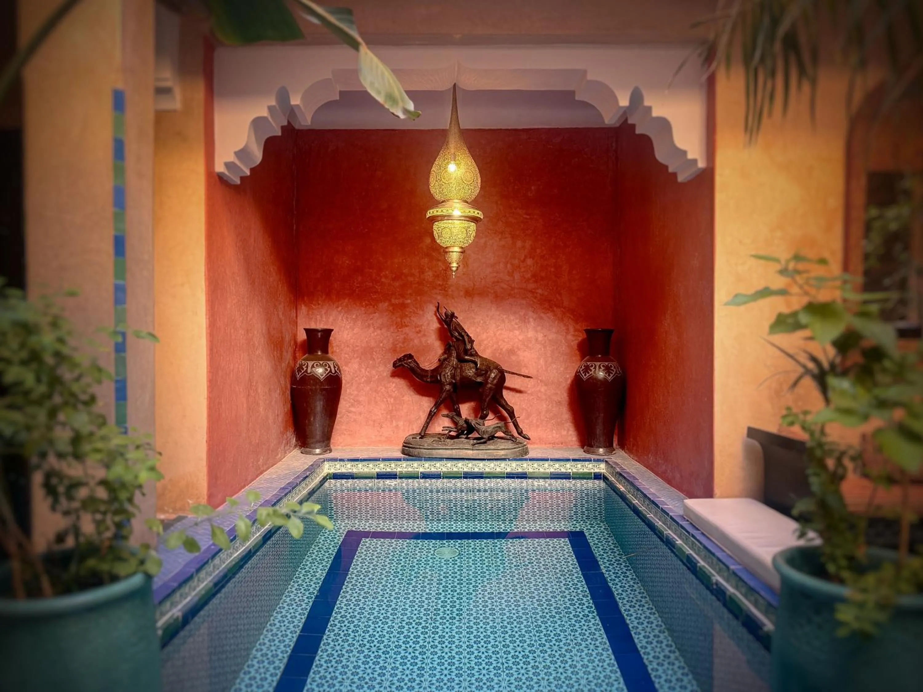 Swimming pool in Riad Lapis-lazuli