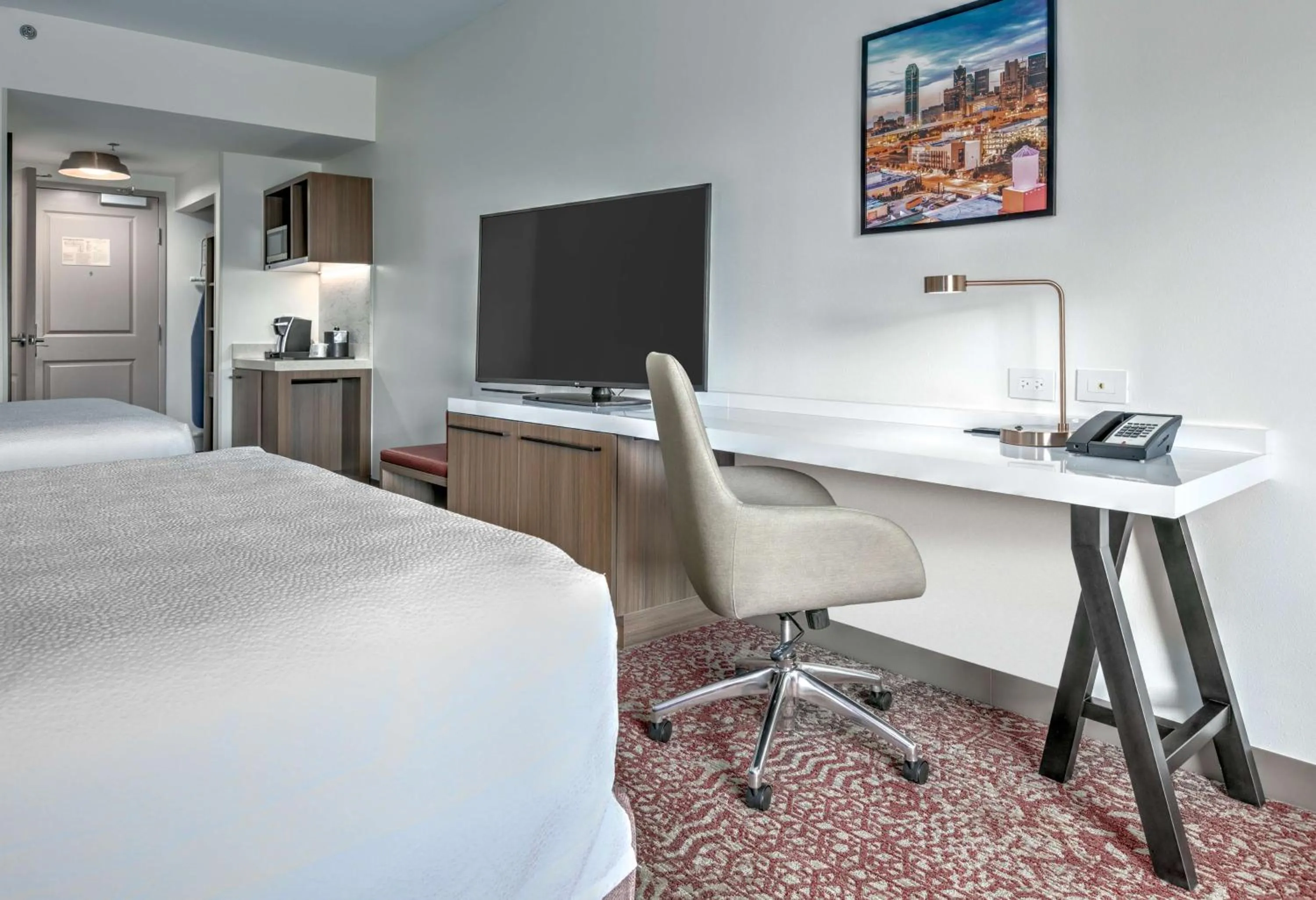 Bed in Hilton Garden Inn Dallas Arlington