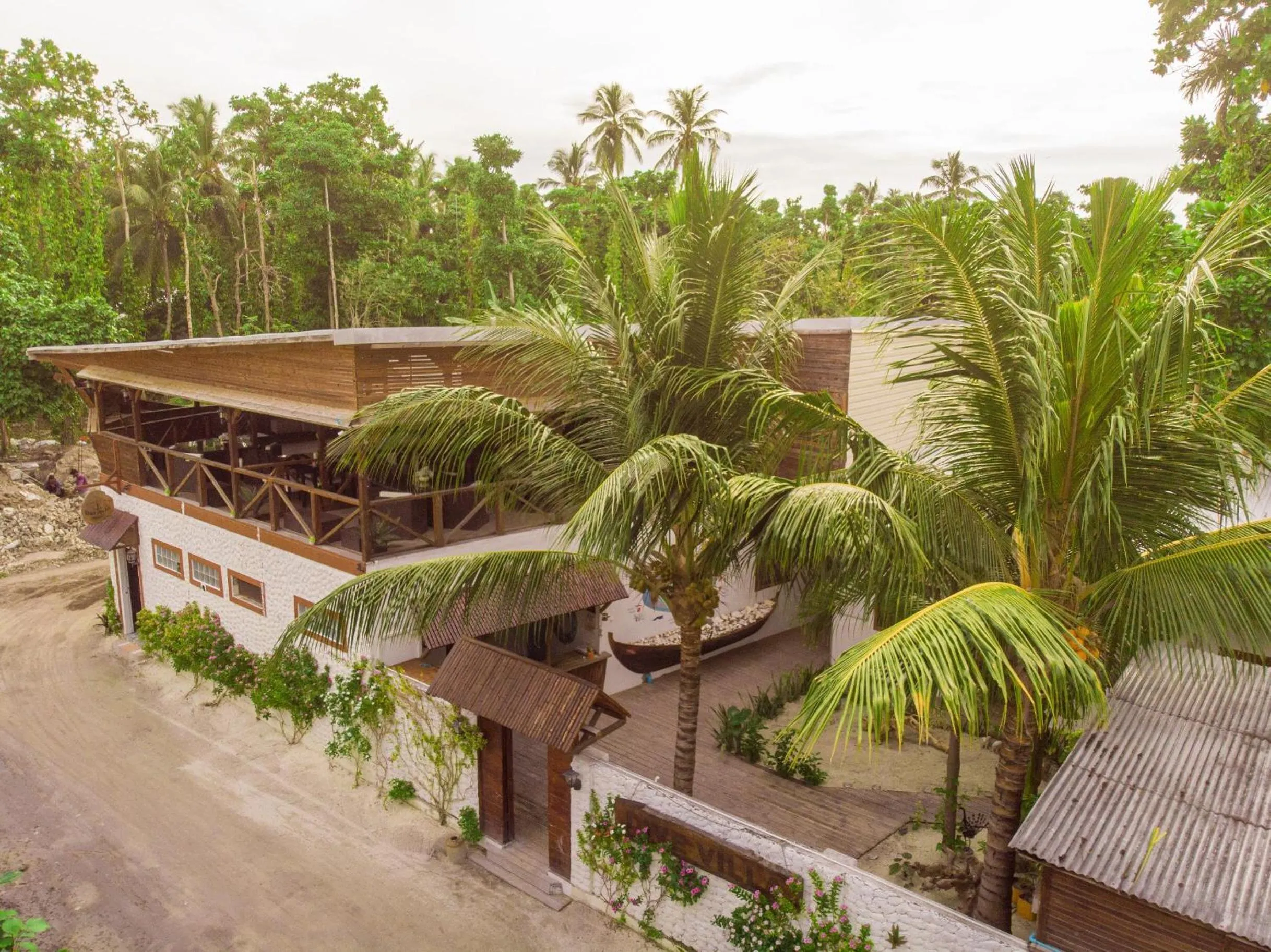 Bird's eye view in Dive Villa Thoddoo