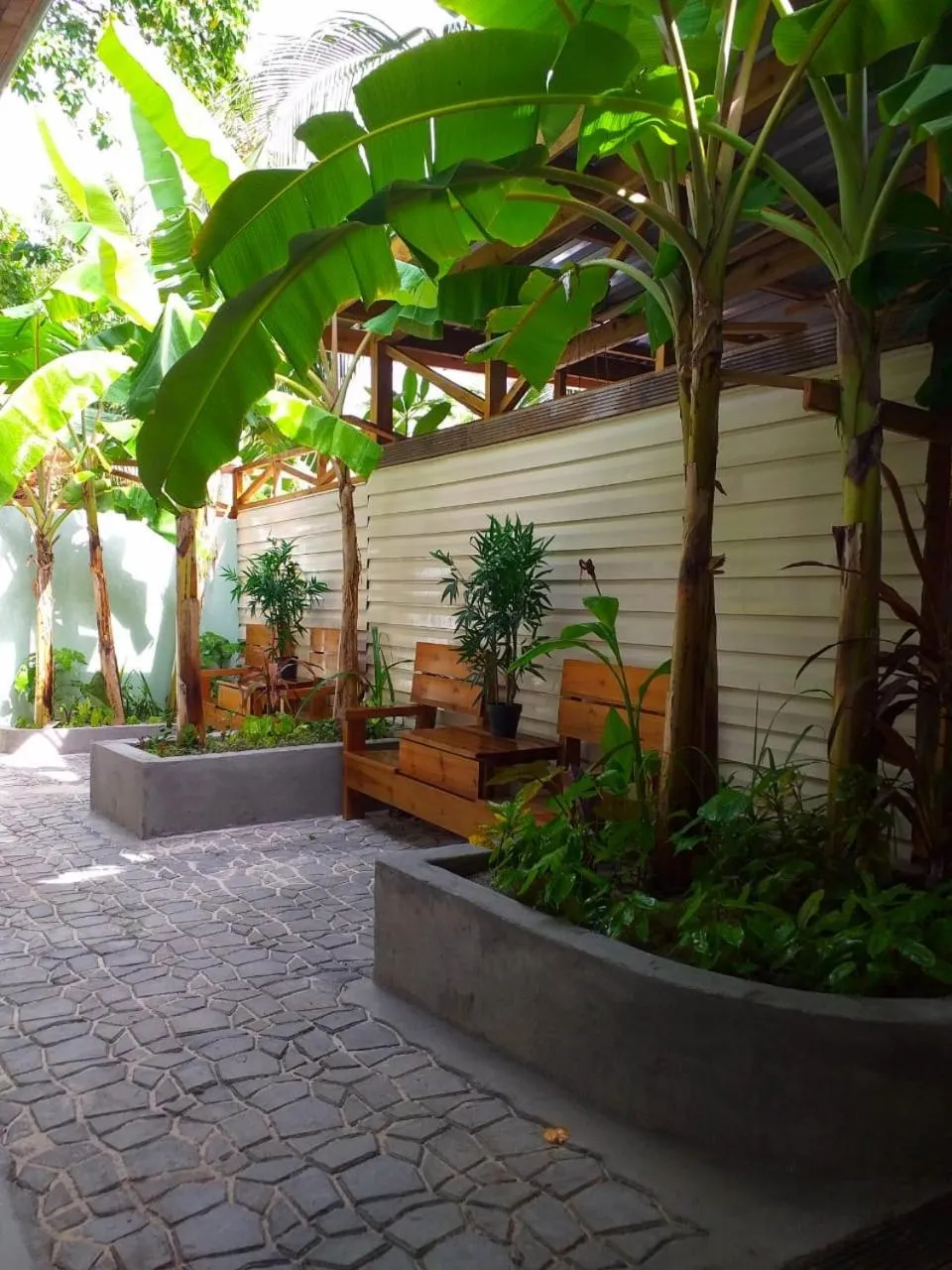 Garden in Dive Villa Thoddoo
