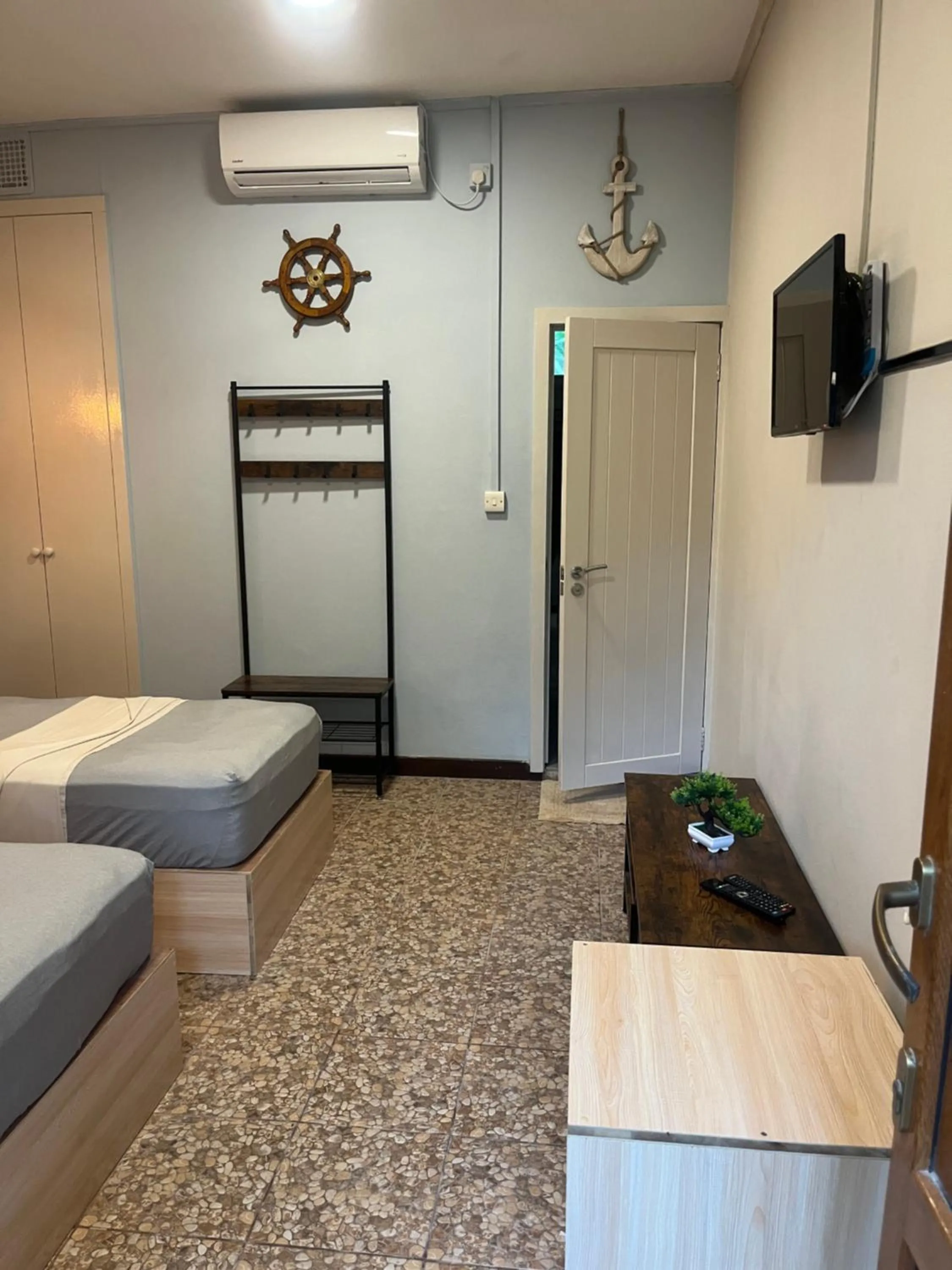 Bedroom, Bed in Dive Villa Thoddoo