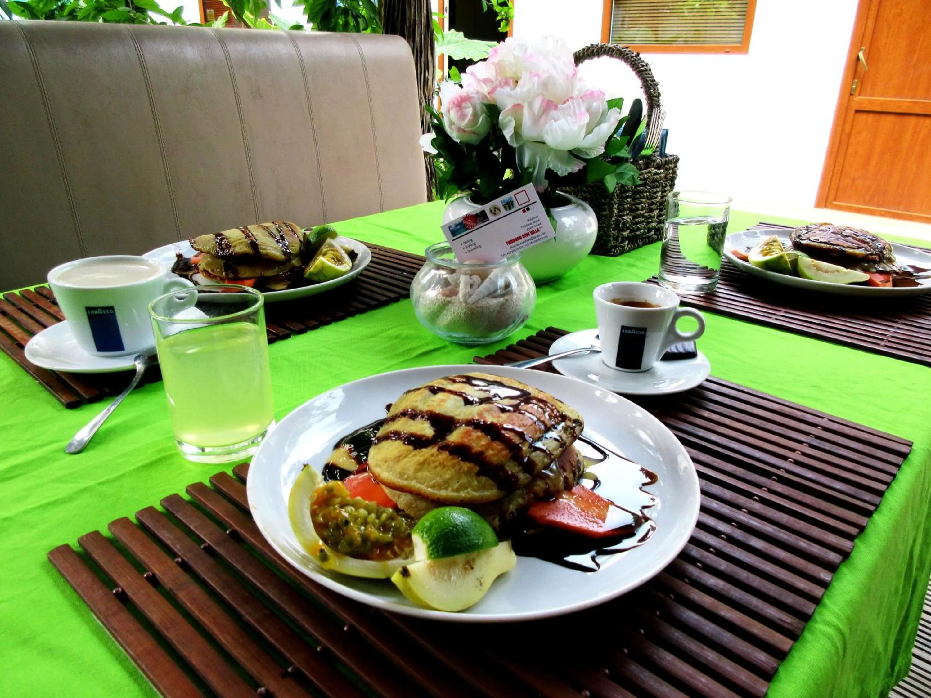 Breakfast in Dive Villa Thoddoo