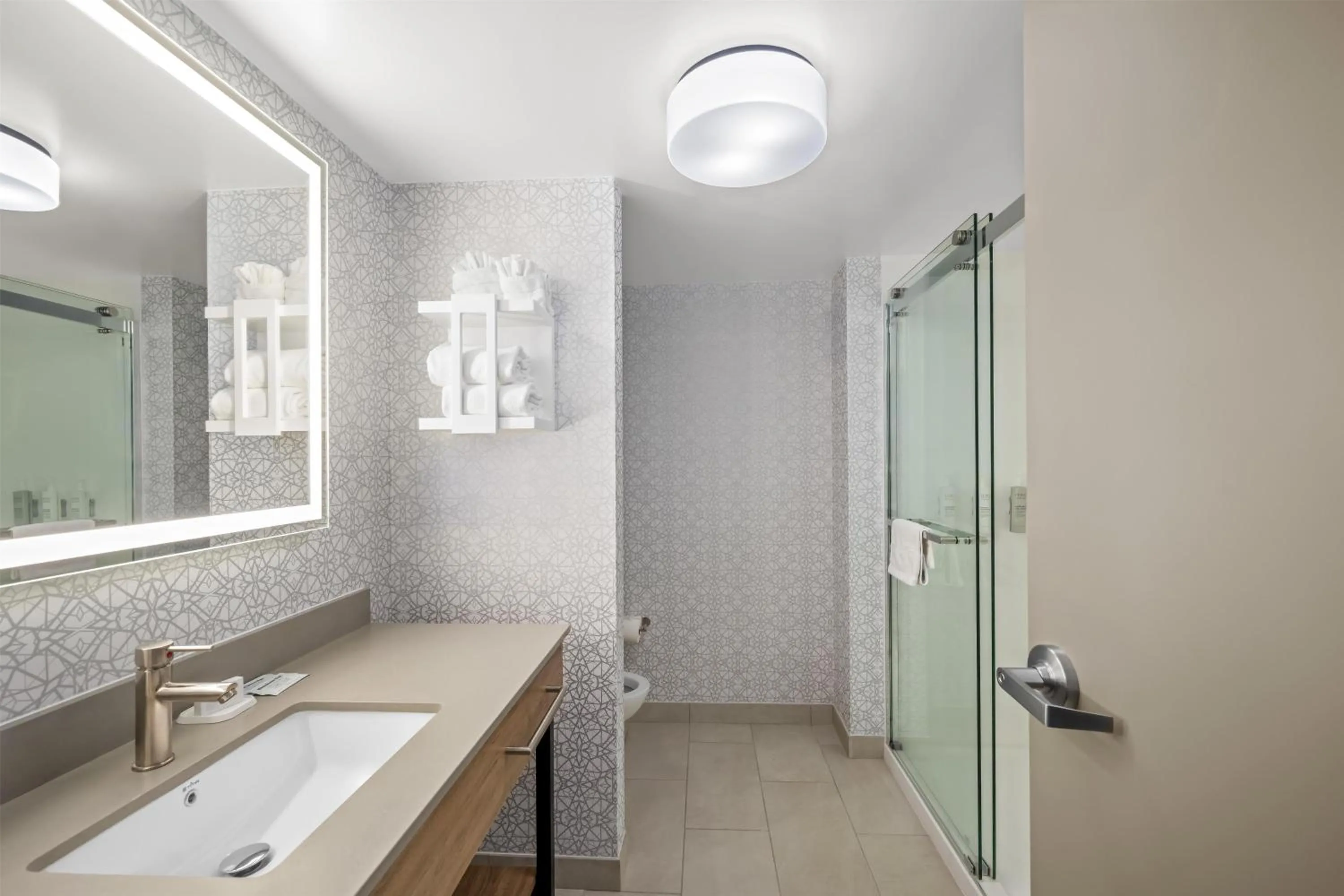 Bathroom in Hampton Inn & Suites Ft. Lauderdale/West-Sawgrass/Tamarac, FL