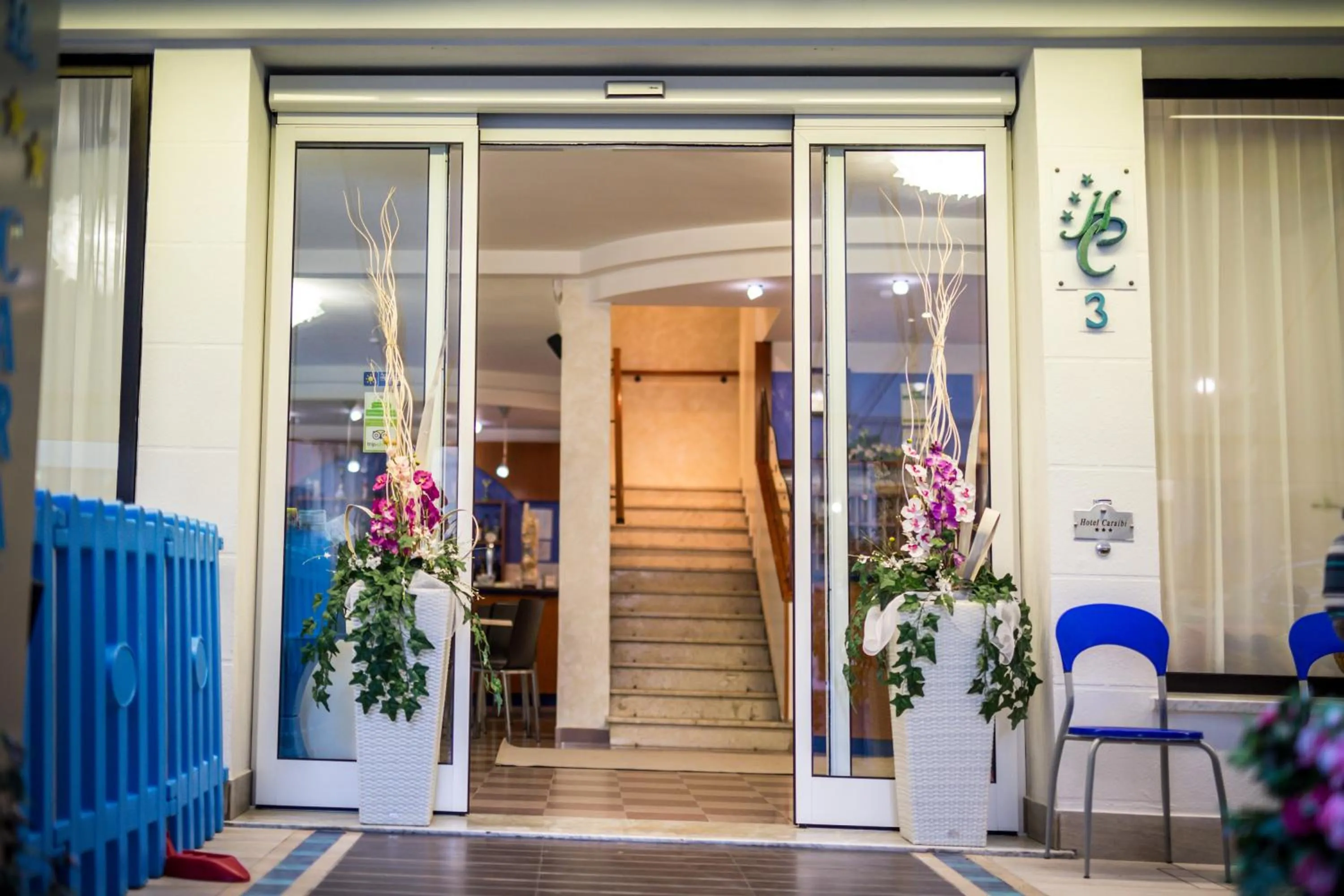 Facade/entrance in Hotel Caraibi
