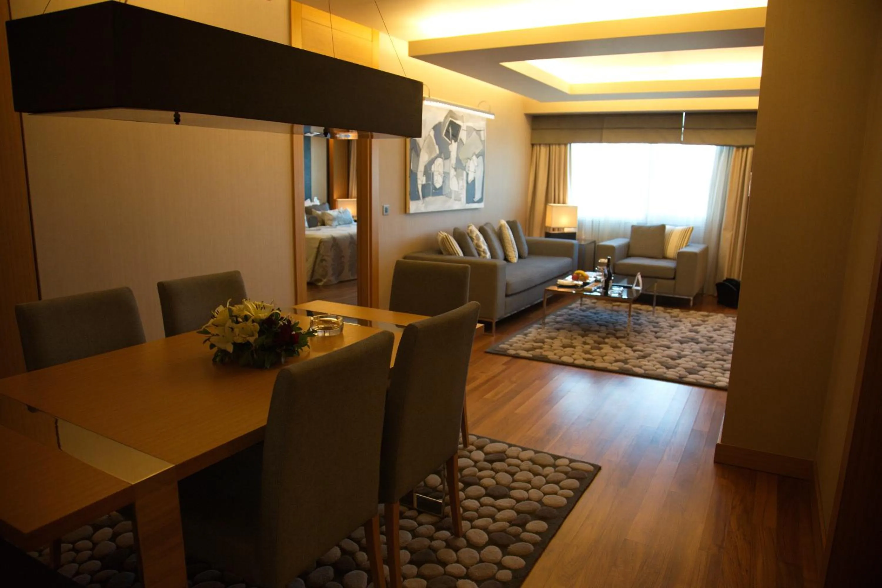 Seating area in CPAnkara Hotel