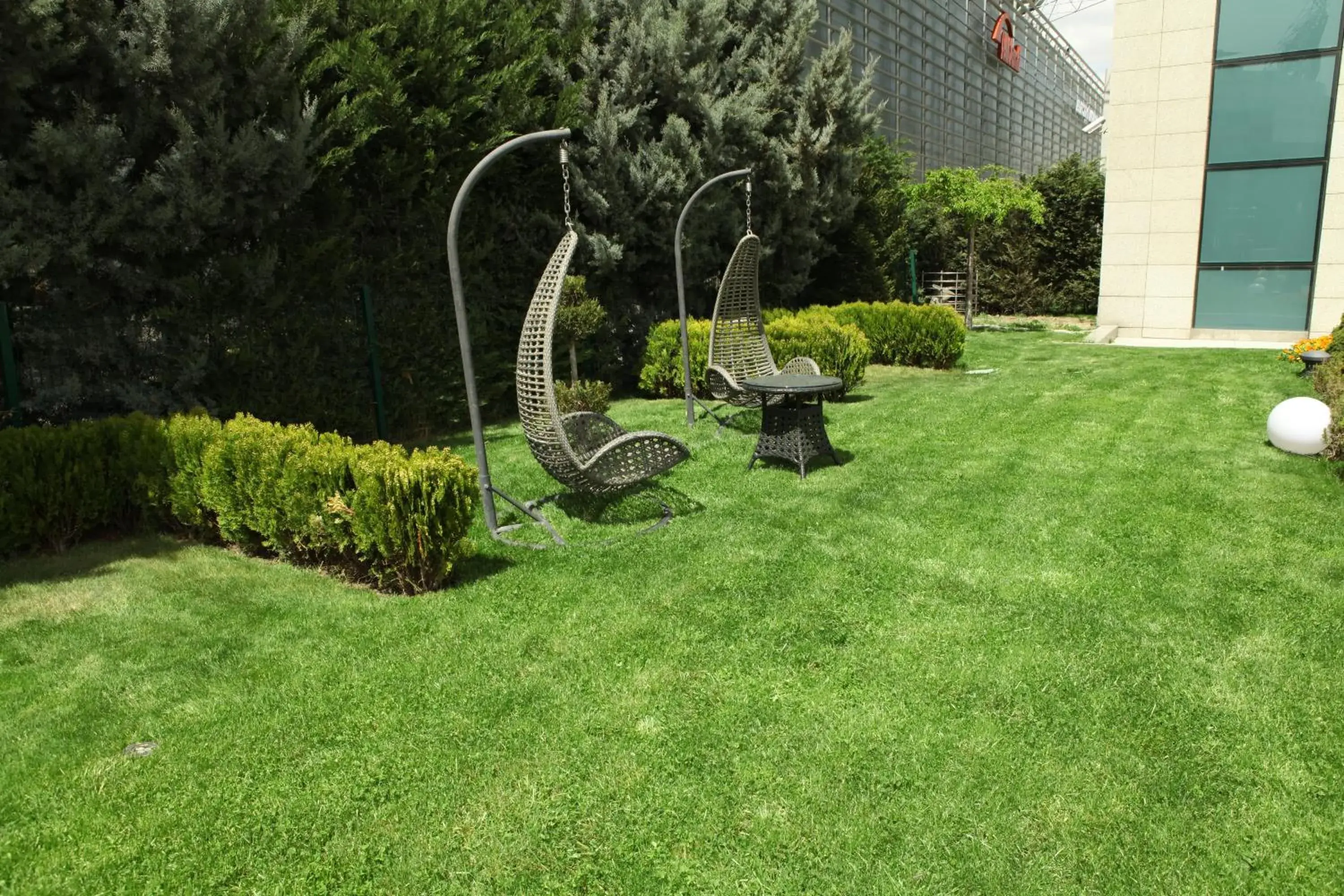 Garden view in CPAnkara Hotel Garden view in CPAnkara Hotel