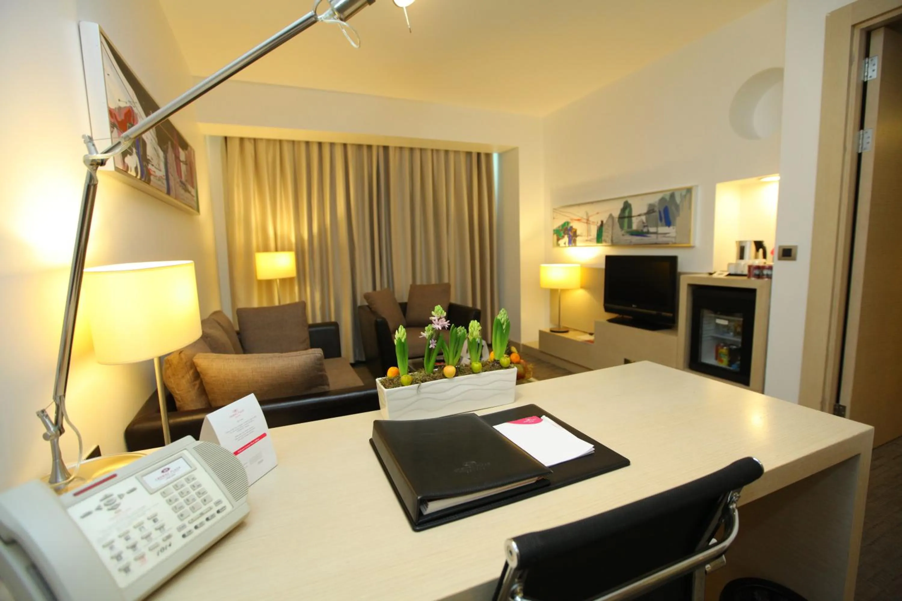 Seating area in CPAnkara Hotel