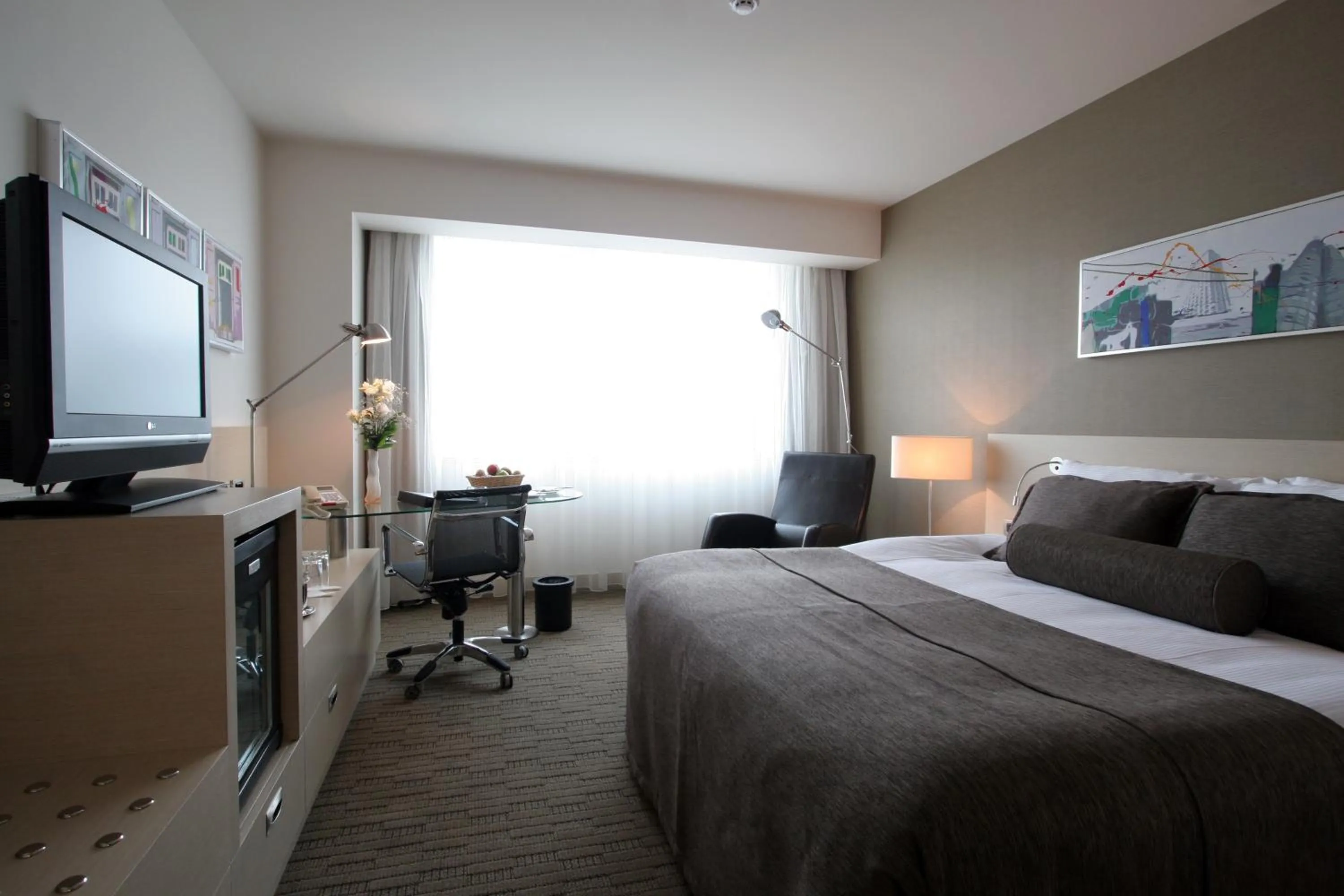 Bed in CPAnkara Hotel