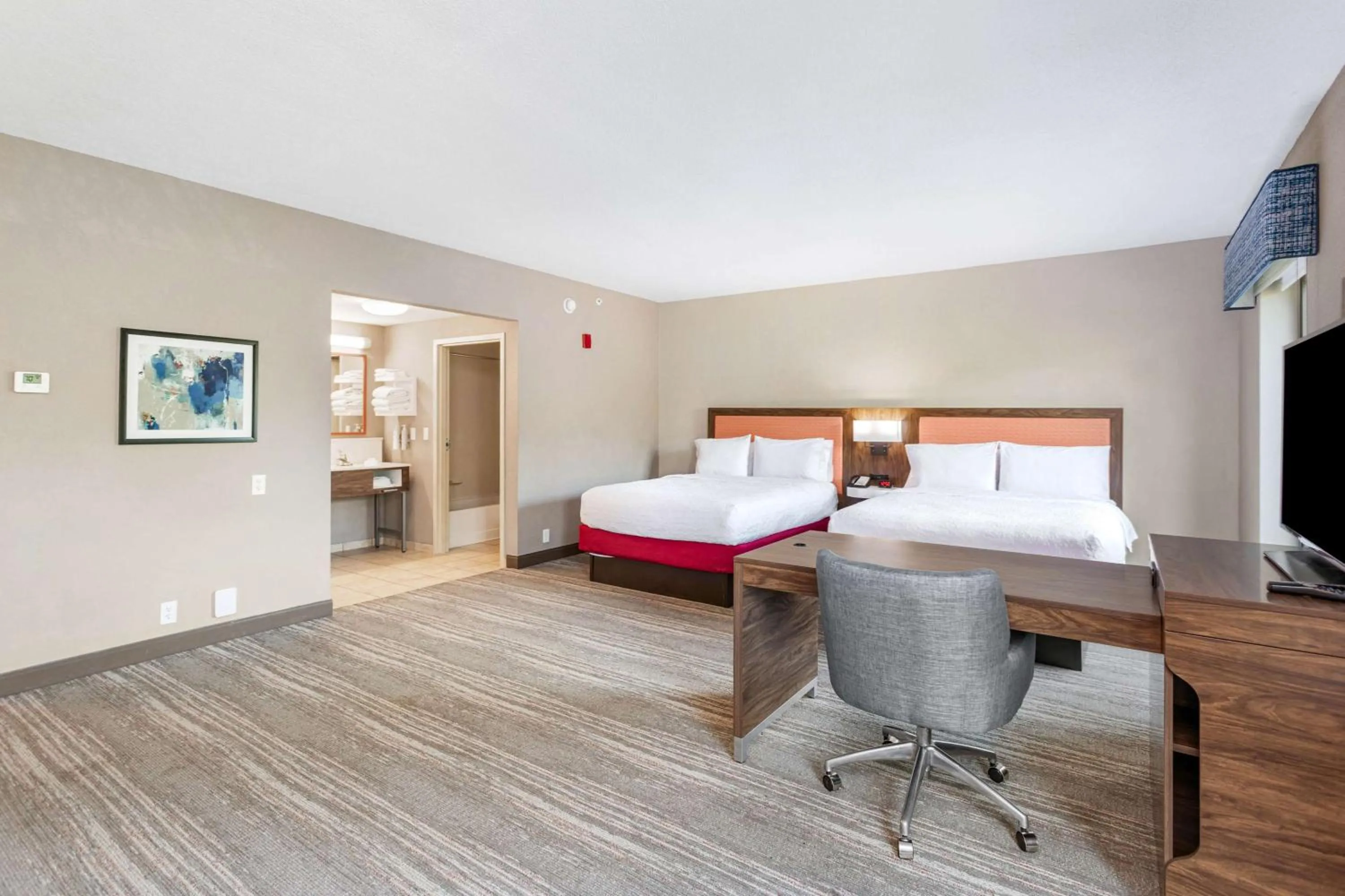 Bedroom, Bed in Hampton Inn & Suites Orlando-Apopka