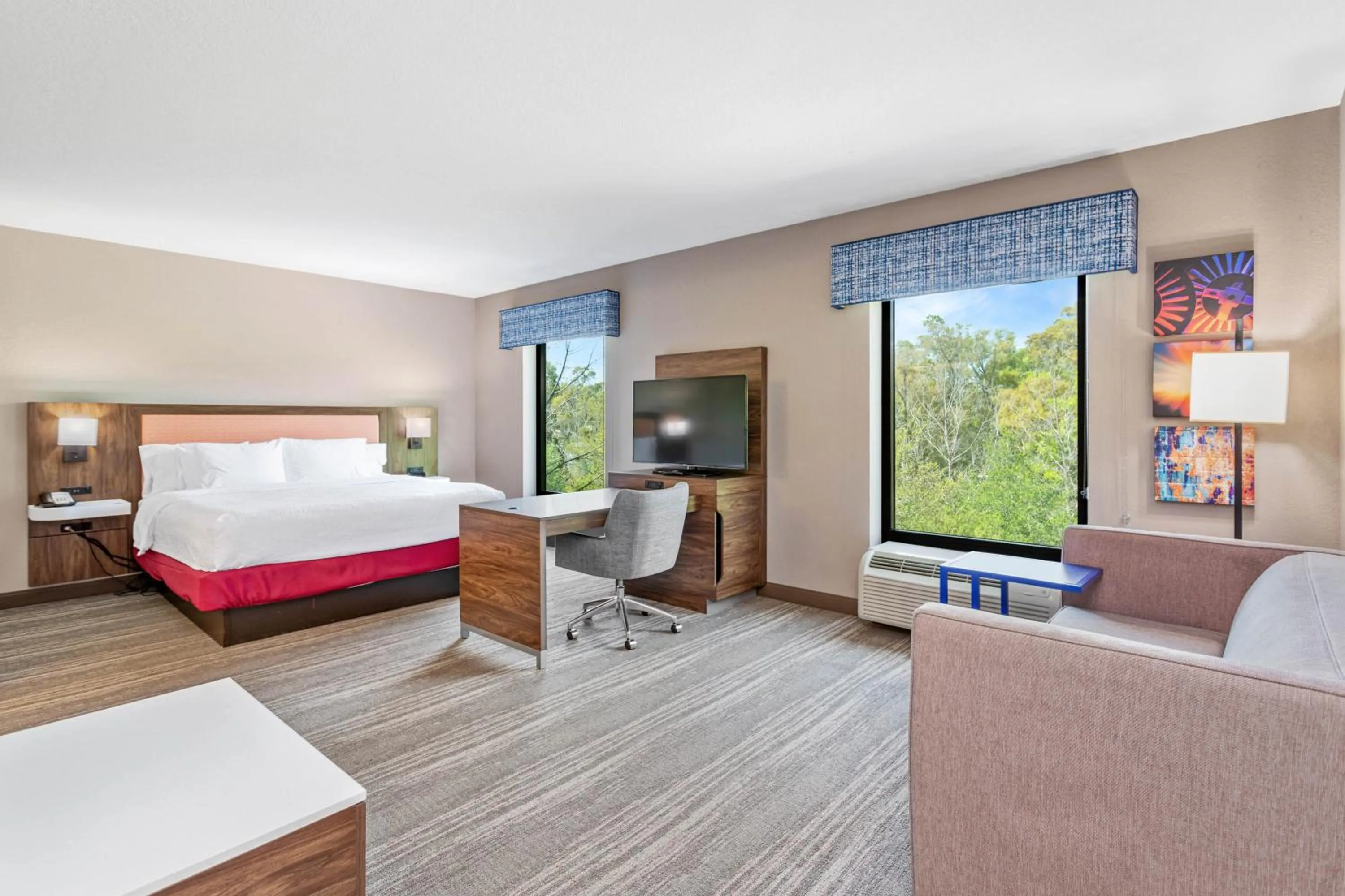 Bedroom, Bed in Hampton Inn & Suites Orlando-Apopka