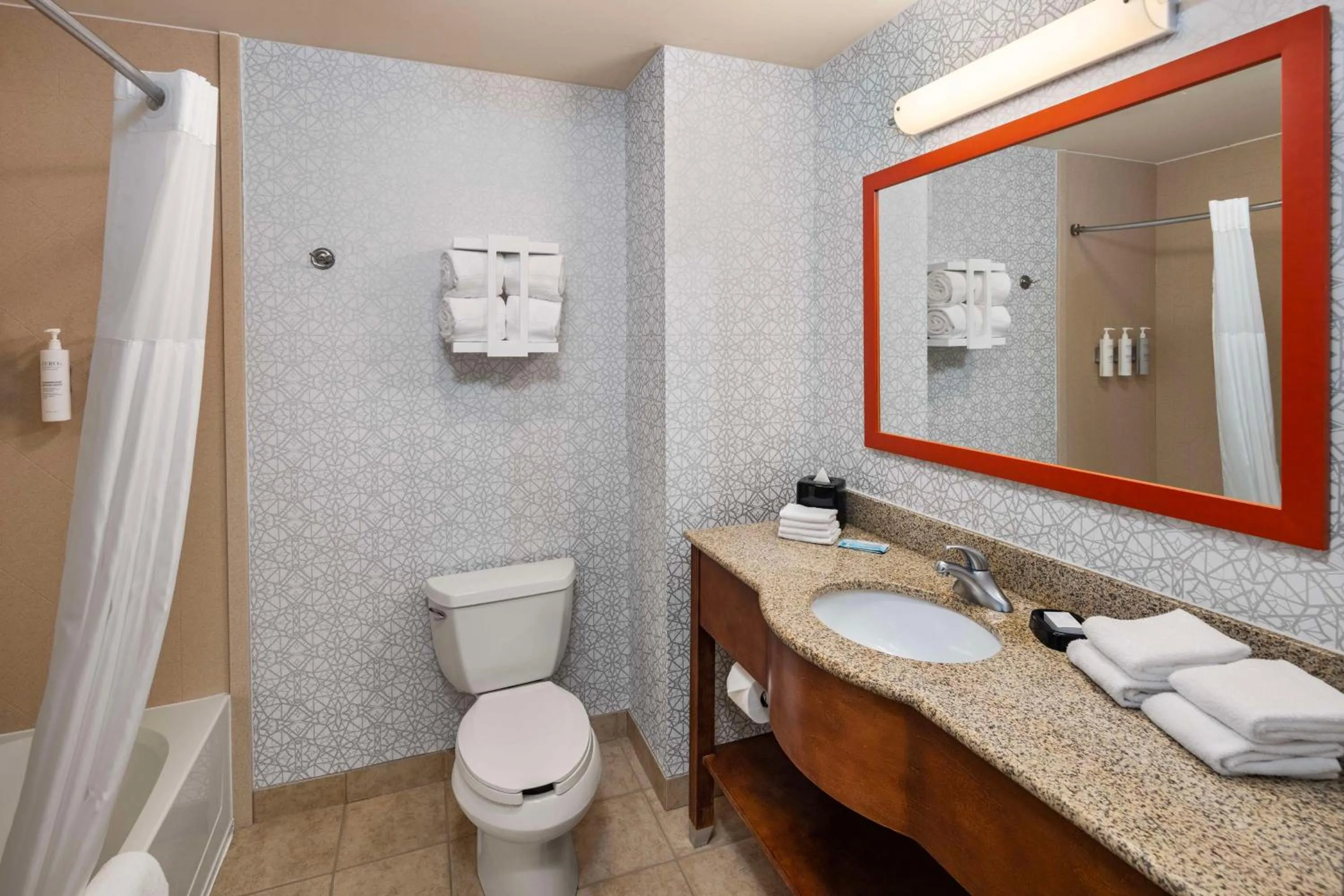 Bathroom in Hampton Inn Fairmont