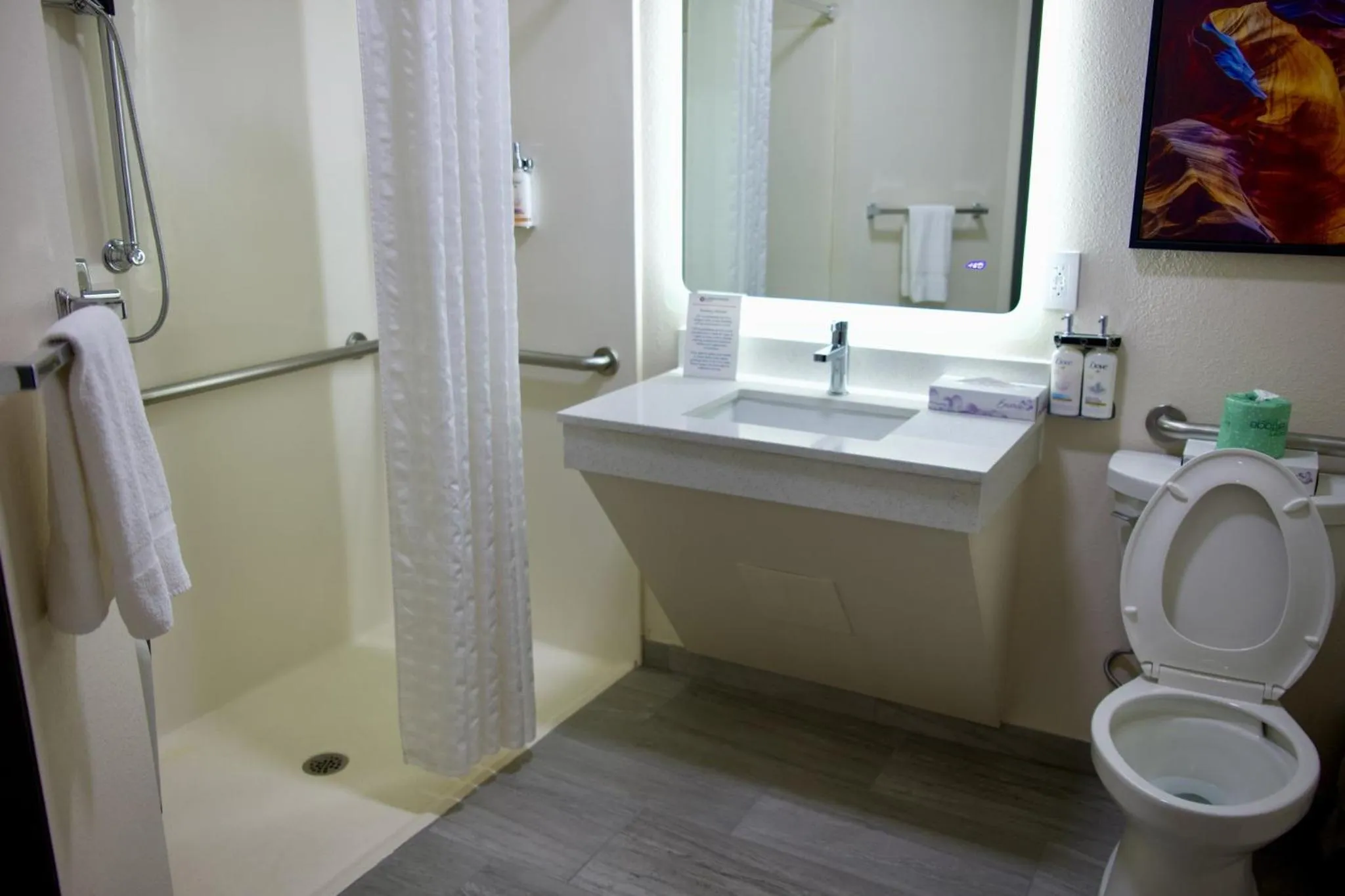 Bathroom in Candlewood Suites Harrisonburg by IHG