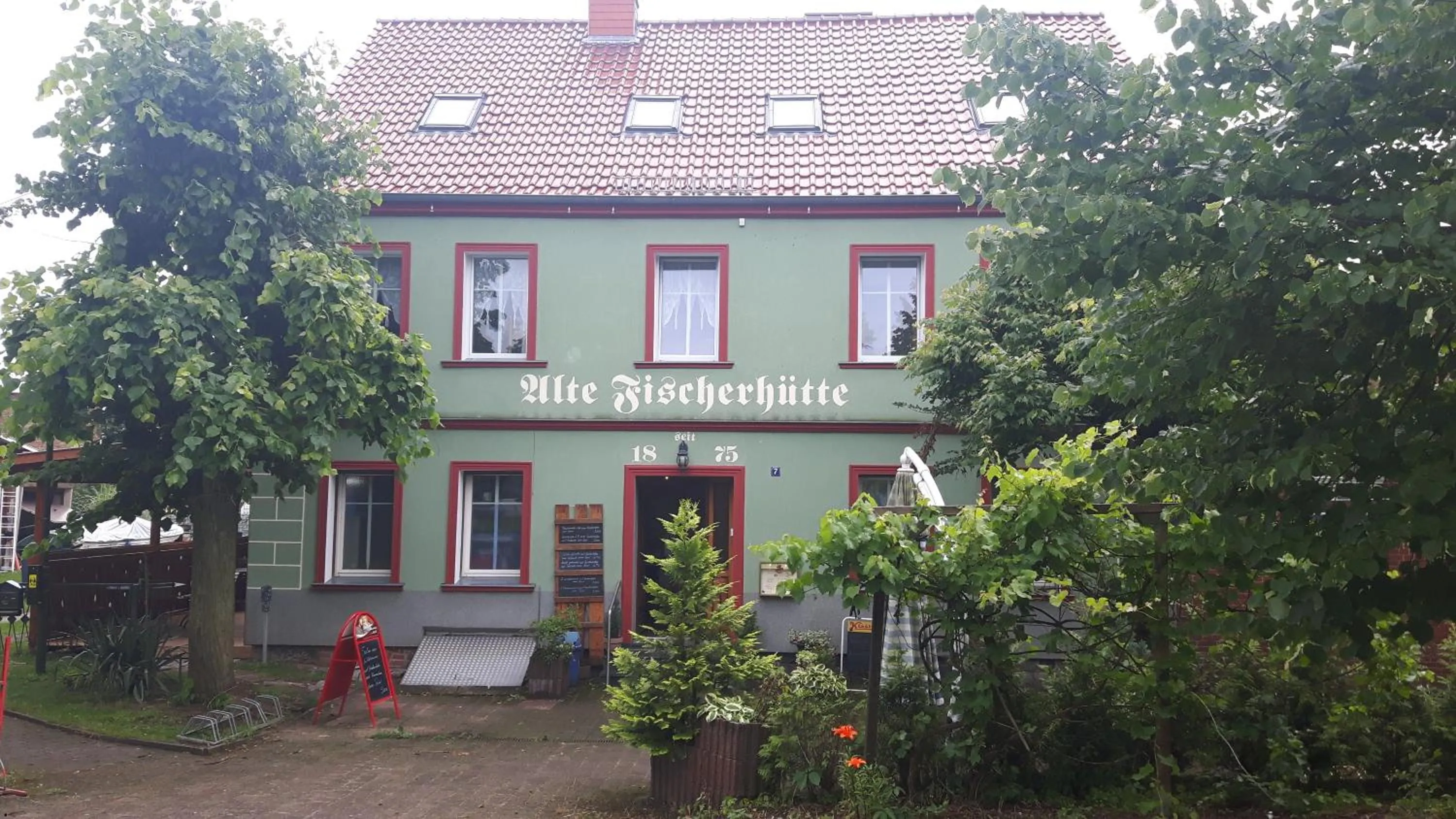 Property building in Gasthof Alte Fischerhütte