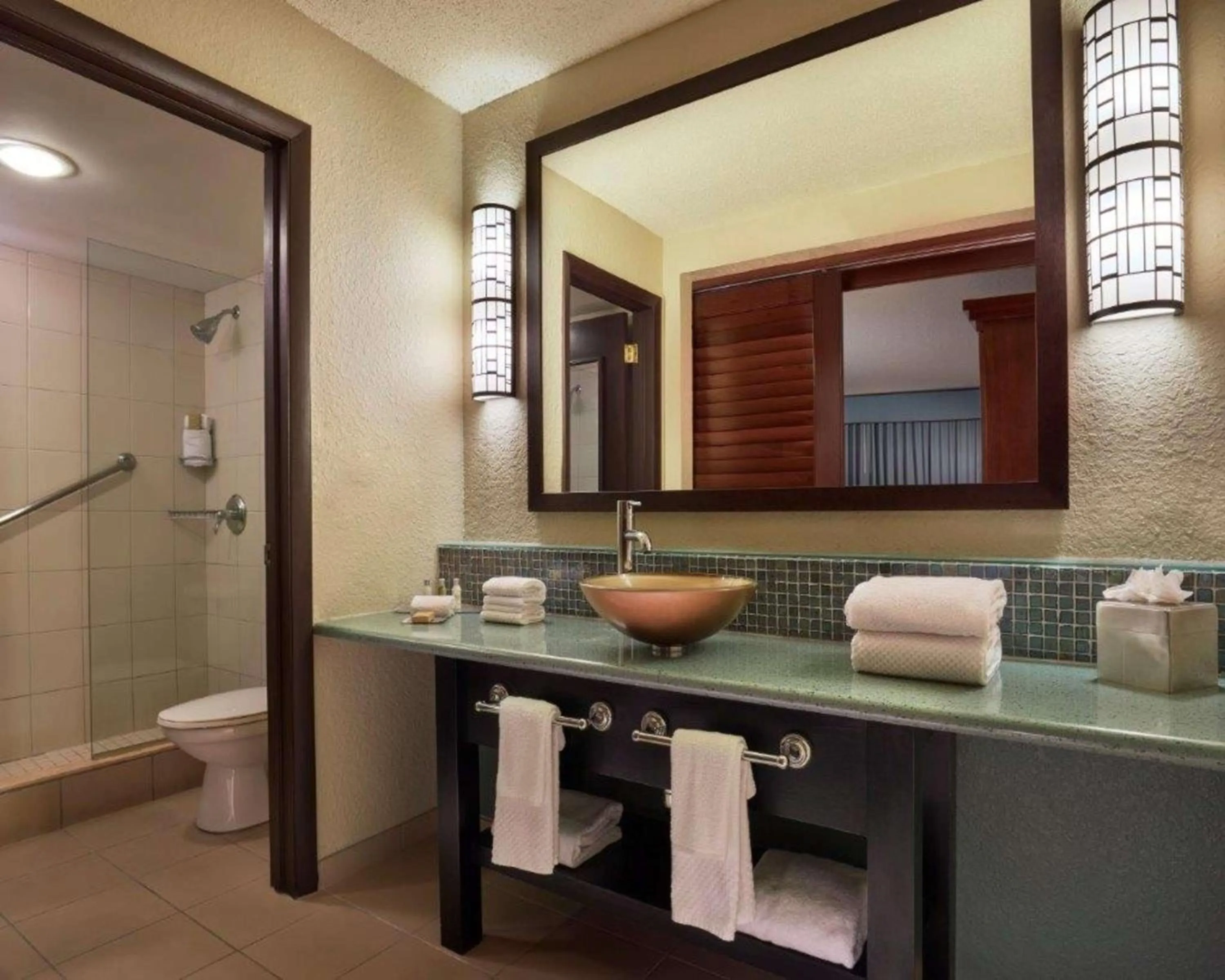 Toilet in DoubleTree by Hilton Hotel Orlando at SeaWorld
