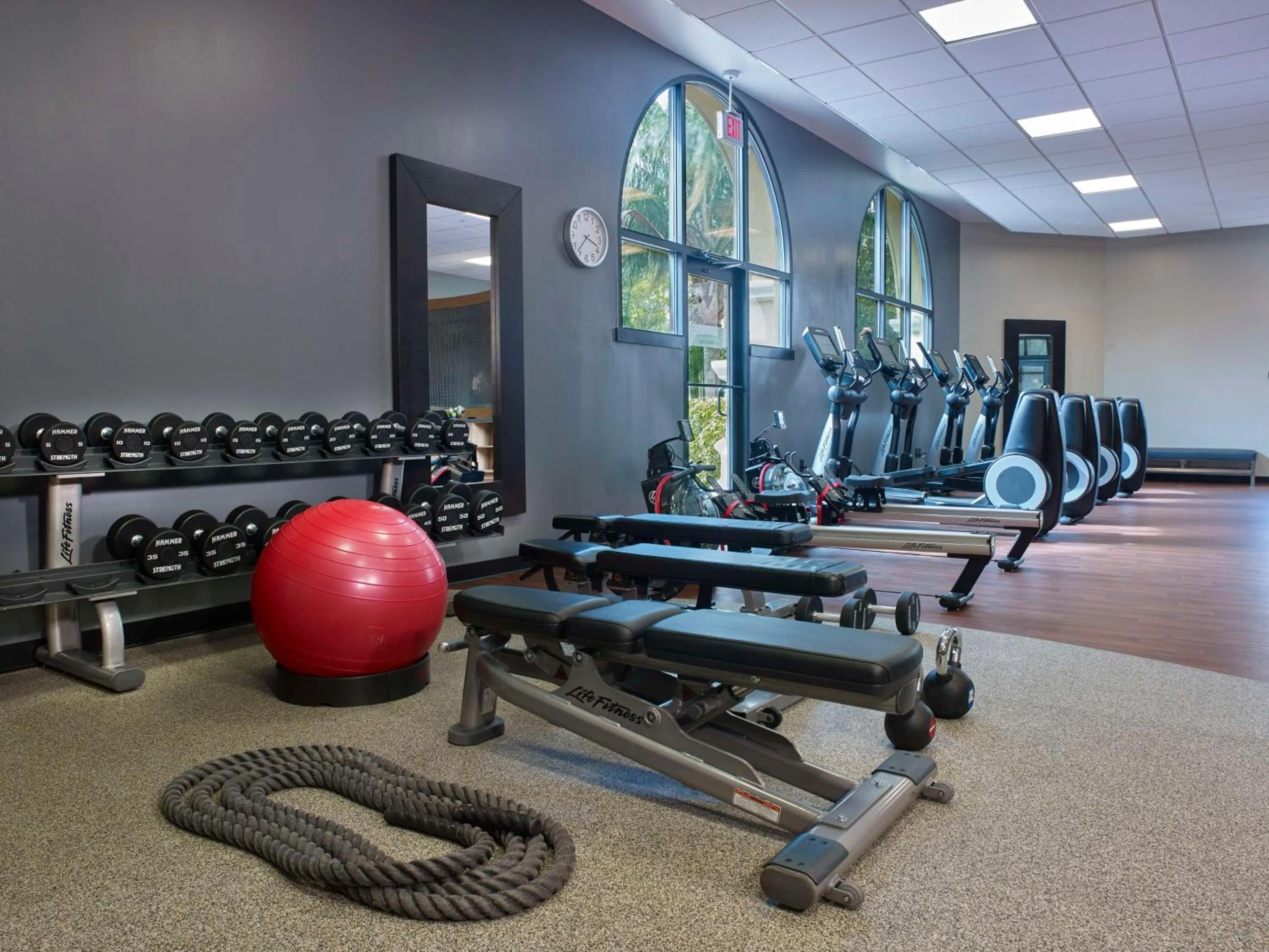 Fitness centre/facilities in DoubleTree by Hilton Hotel Orlando at SeaWorld