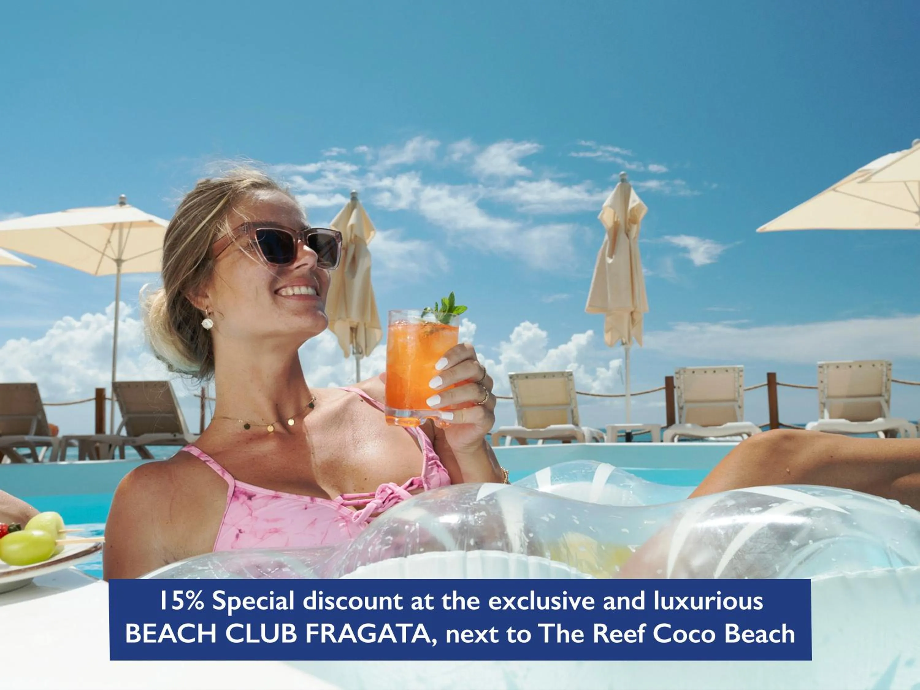 Food and drinks in The Reef Coco Beach Resort & Spa- Optional All Inclusive