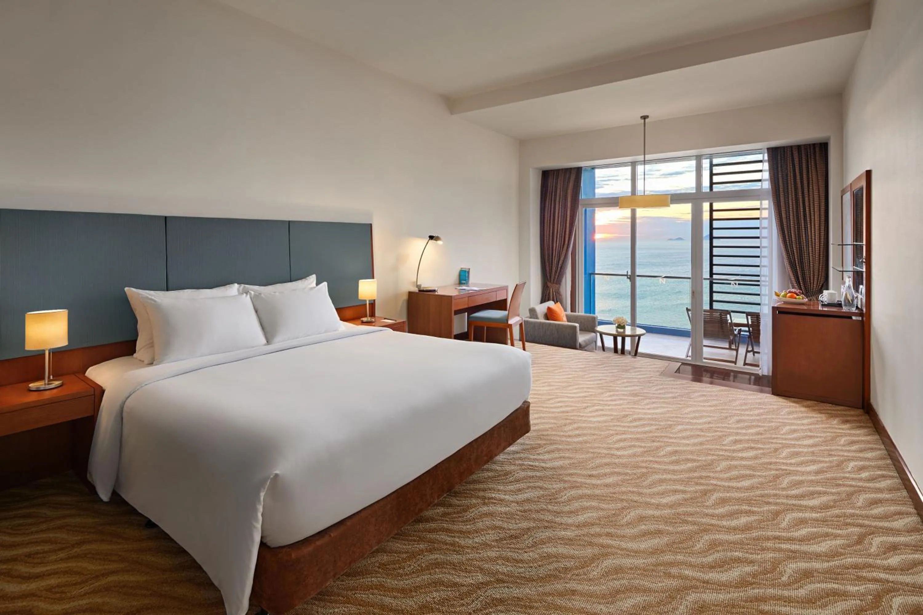 View (from property/room), Bed in Novotel Nha Trang