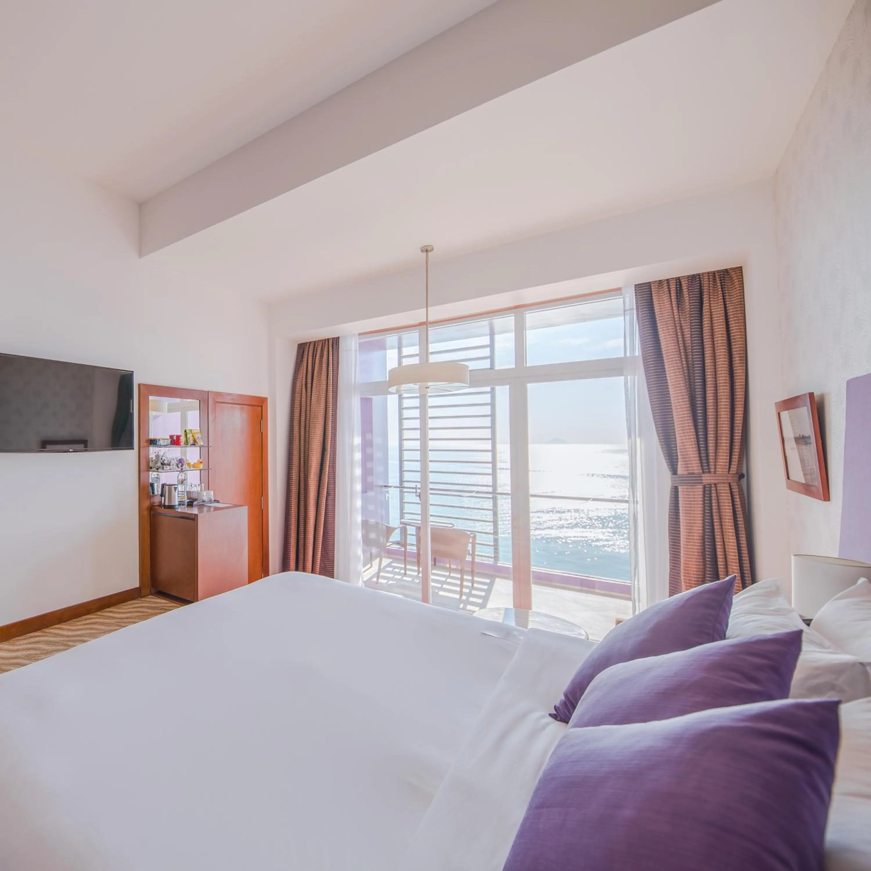 View (from property/room), Bed in Novotel Nha Trang