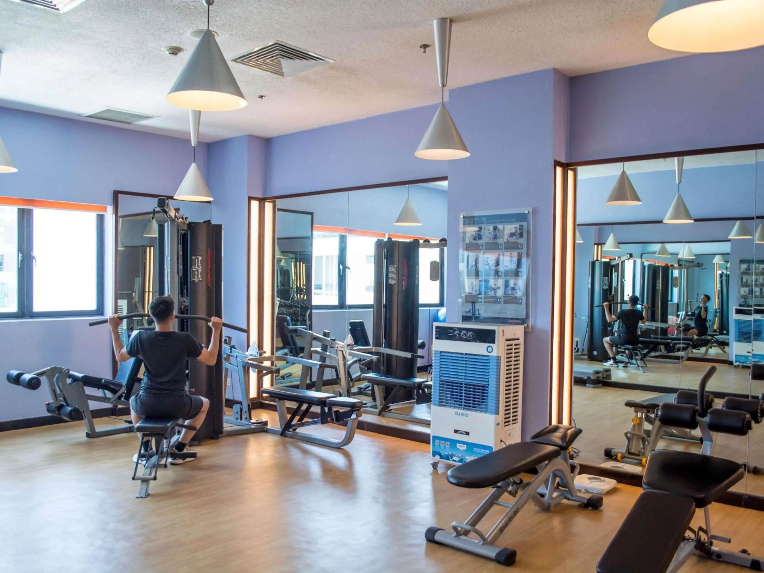 Fitness centre/facilities in Novotel Nha Trang