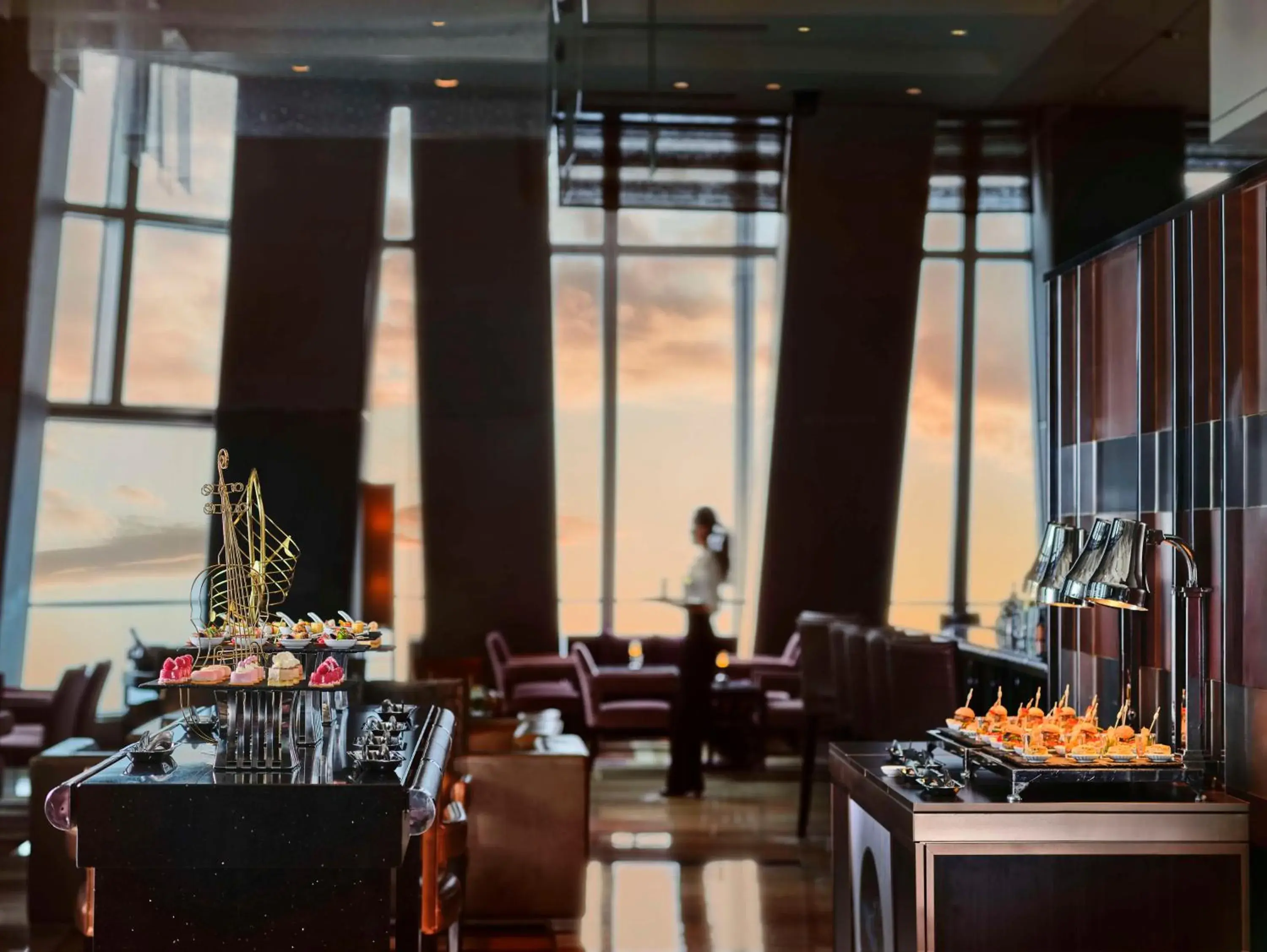 Lounge or bar in China World Summit Wing, Beijing Lounge or bar in China World Summit Wing, Beijing